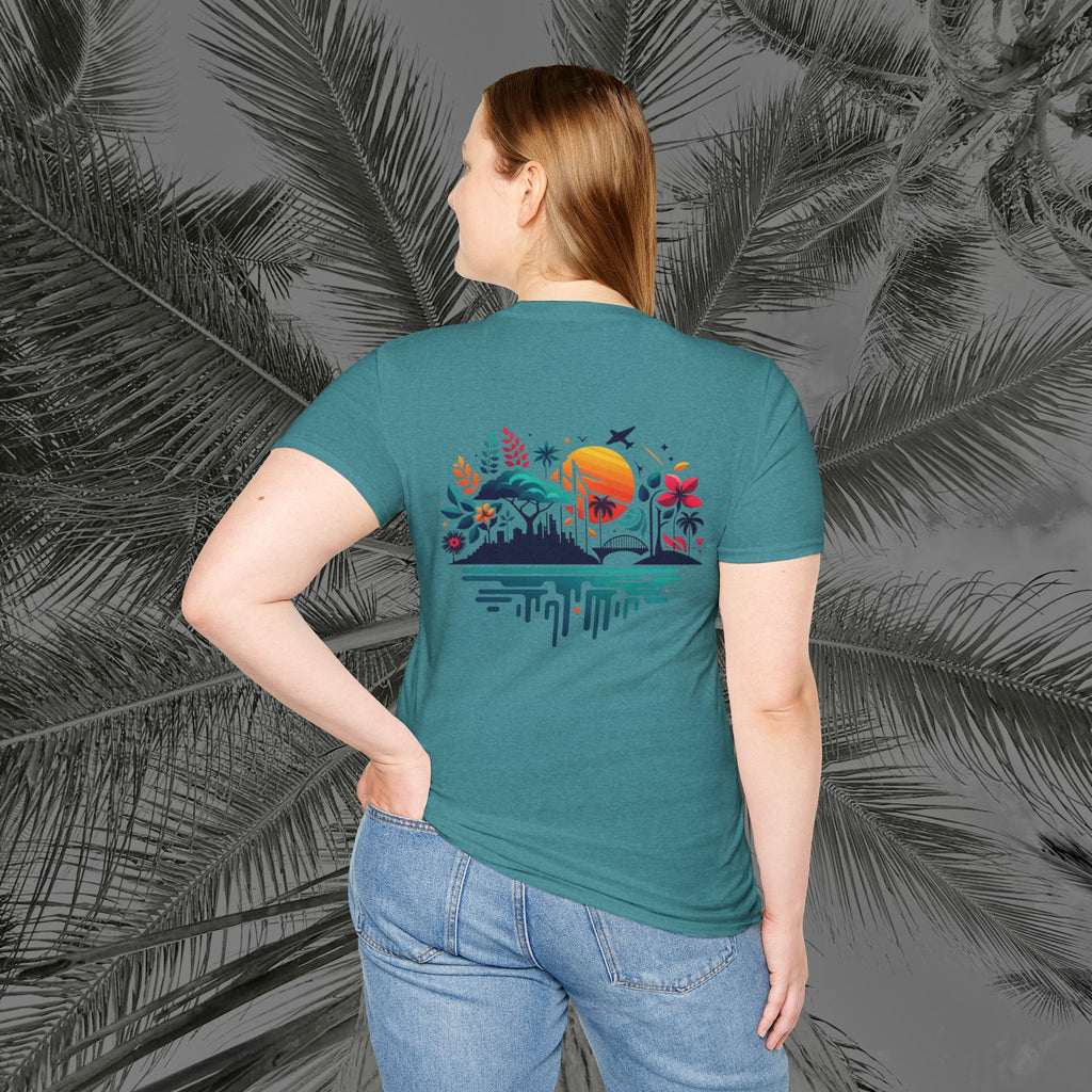 Vibrant Vibes - (UNISEX) Soft style T-Shirt - Aliento De Vida