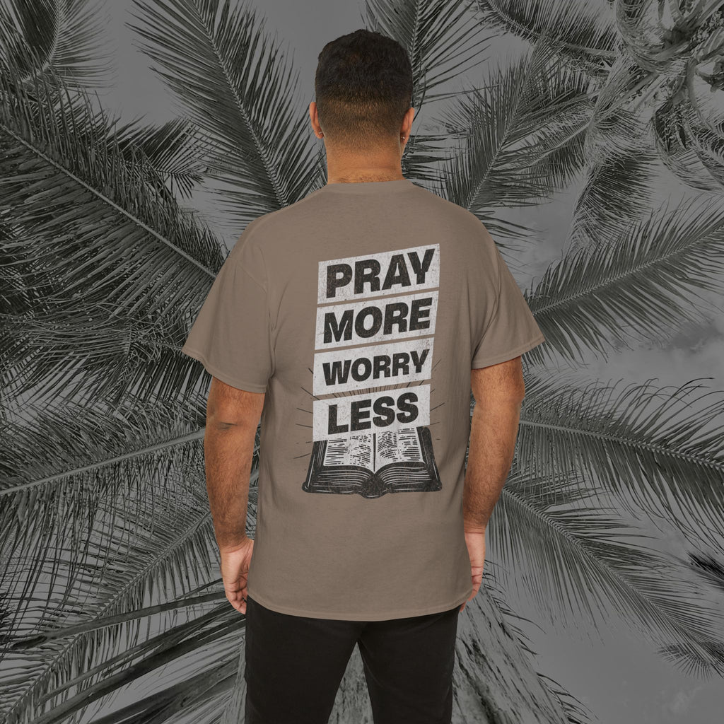 Peace Through Prayer - (UNISEX) Heavy Cotton Tee - Aliento De Vida
