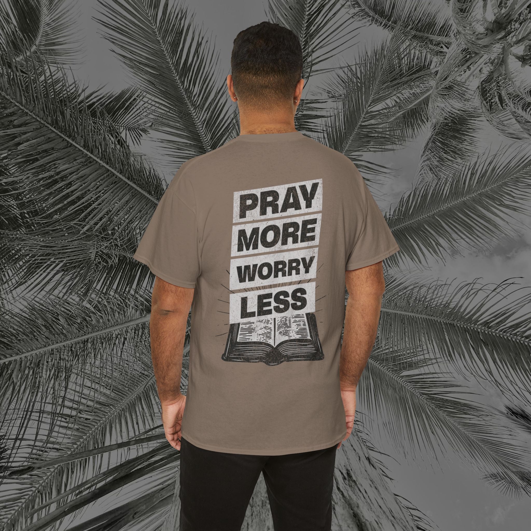 Peace Through Prayer - (UNISEX) Heavy Cotton Tee - Aliento De Vida