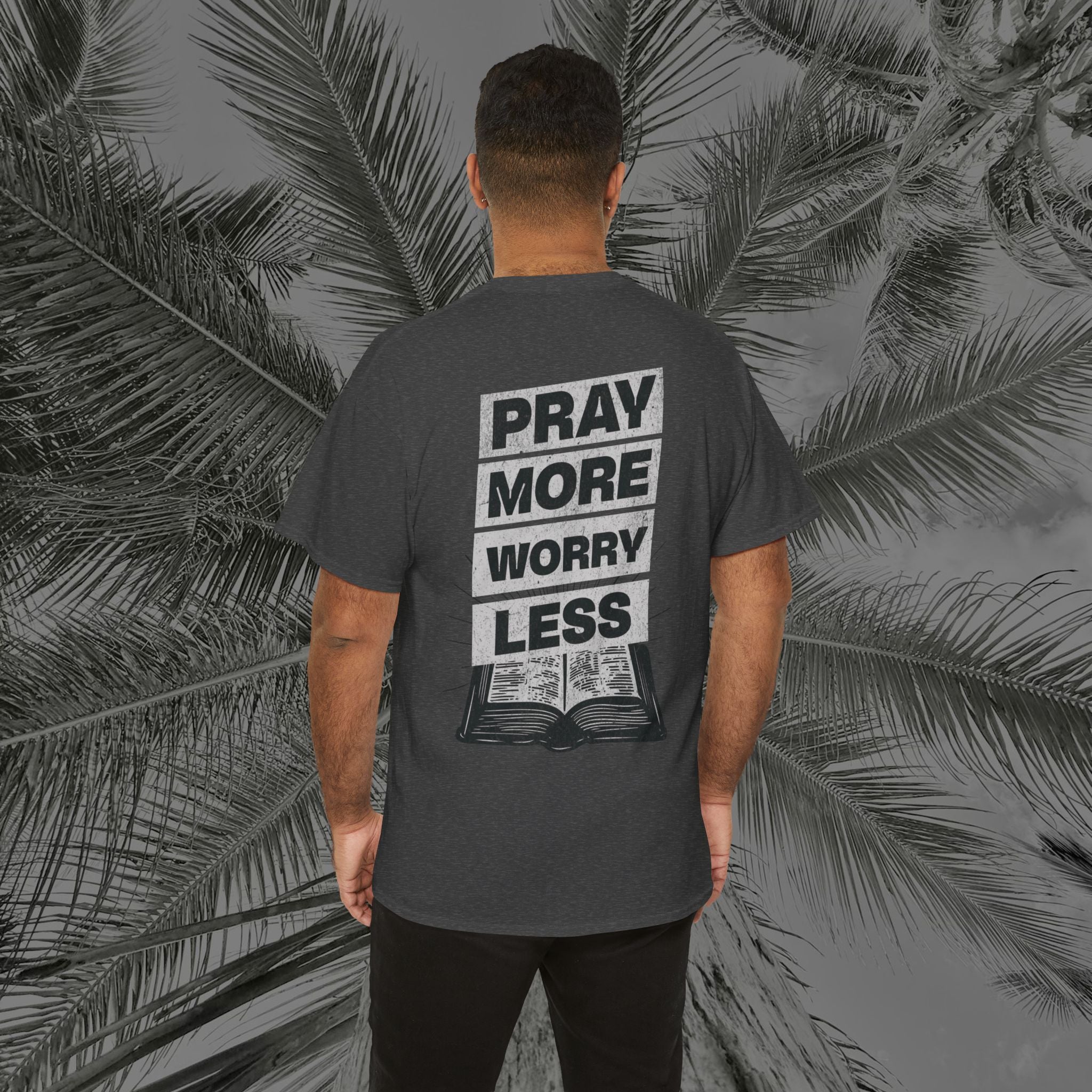 Peace Through Prayer - (UNISEX) Heavy Cotton Tee - Aliento De Vida