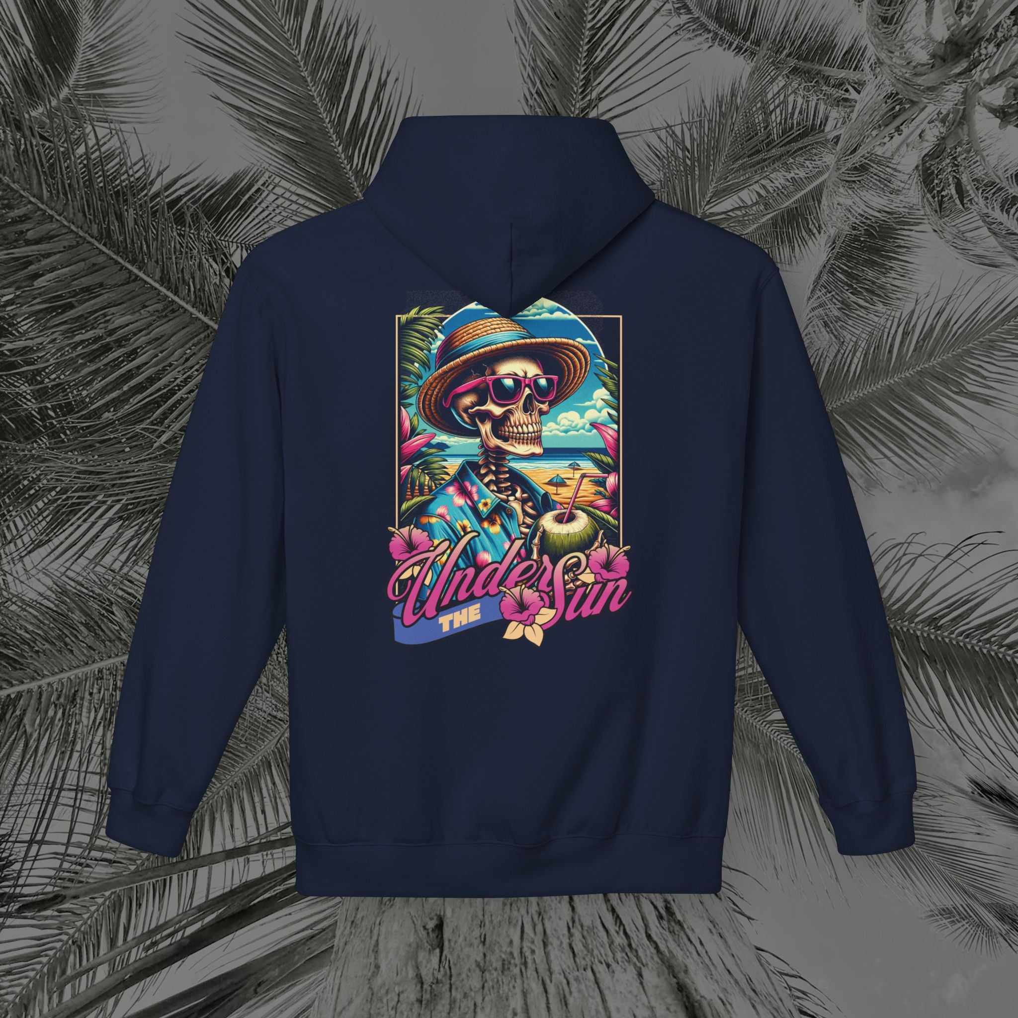 Resting Beach Face - (UNISEX) Midweight Fleece Hoodie - Aliento De Vida