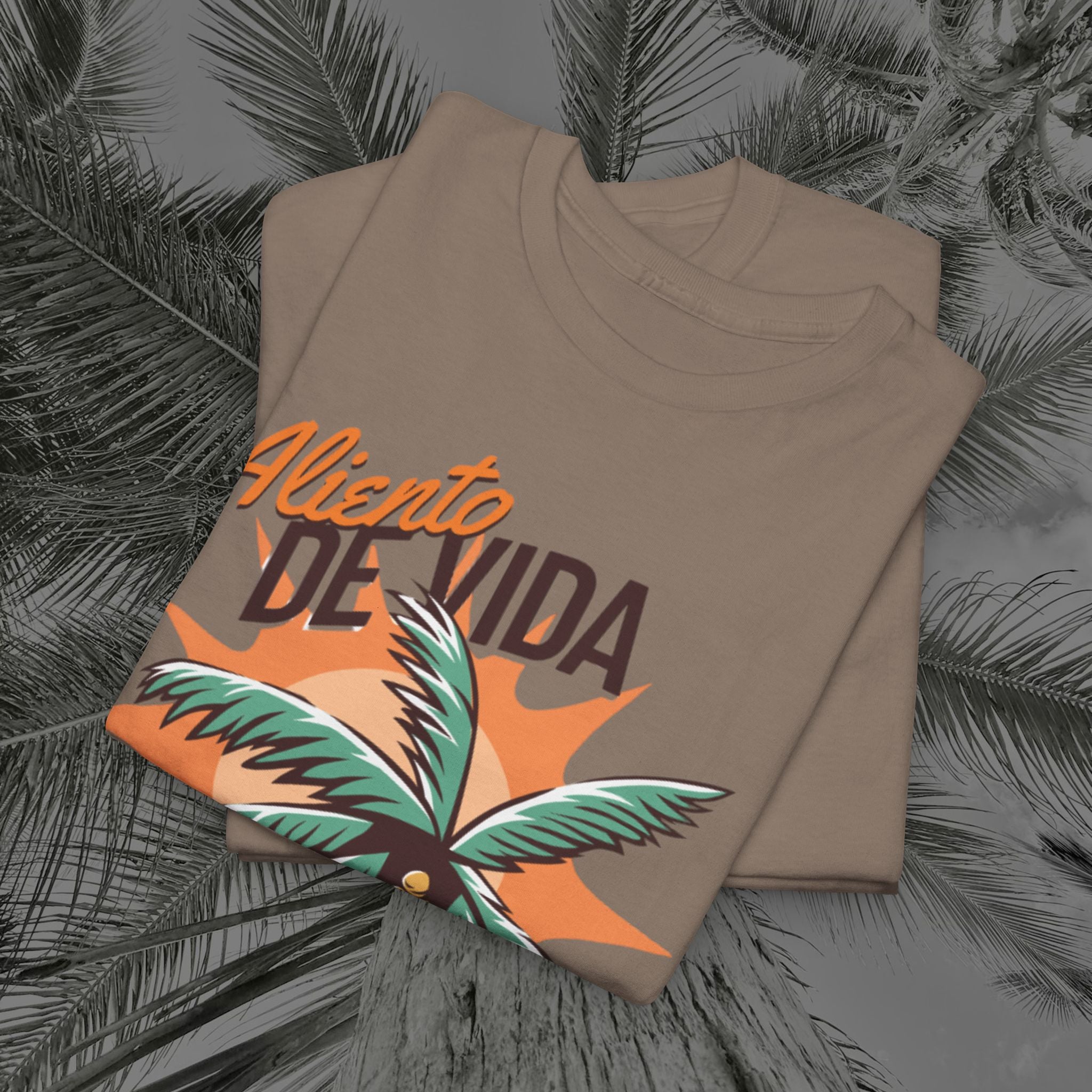 Pure Palm - (UNISEX) Heavy Cotton Tee - Aliento De Vida