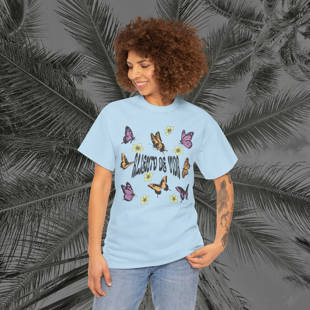 Butterfly Effect - (UNISEX) Heavy Cotton T-Shirt - Aliento De Vida