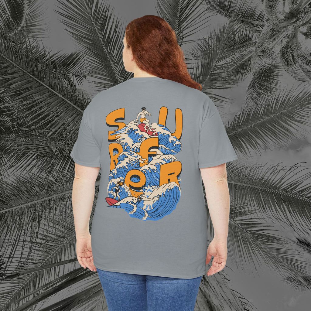 Ocean Motion - (UNISEX) Heavy Cotton Tee - Aliento De Vida