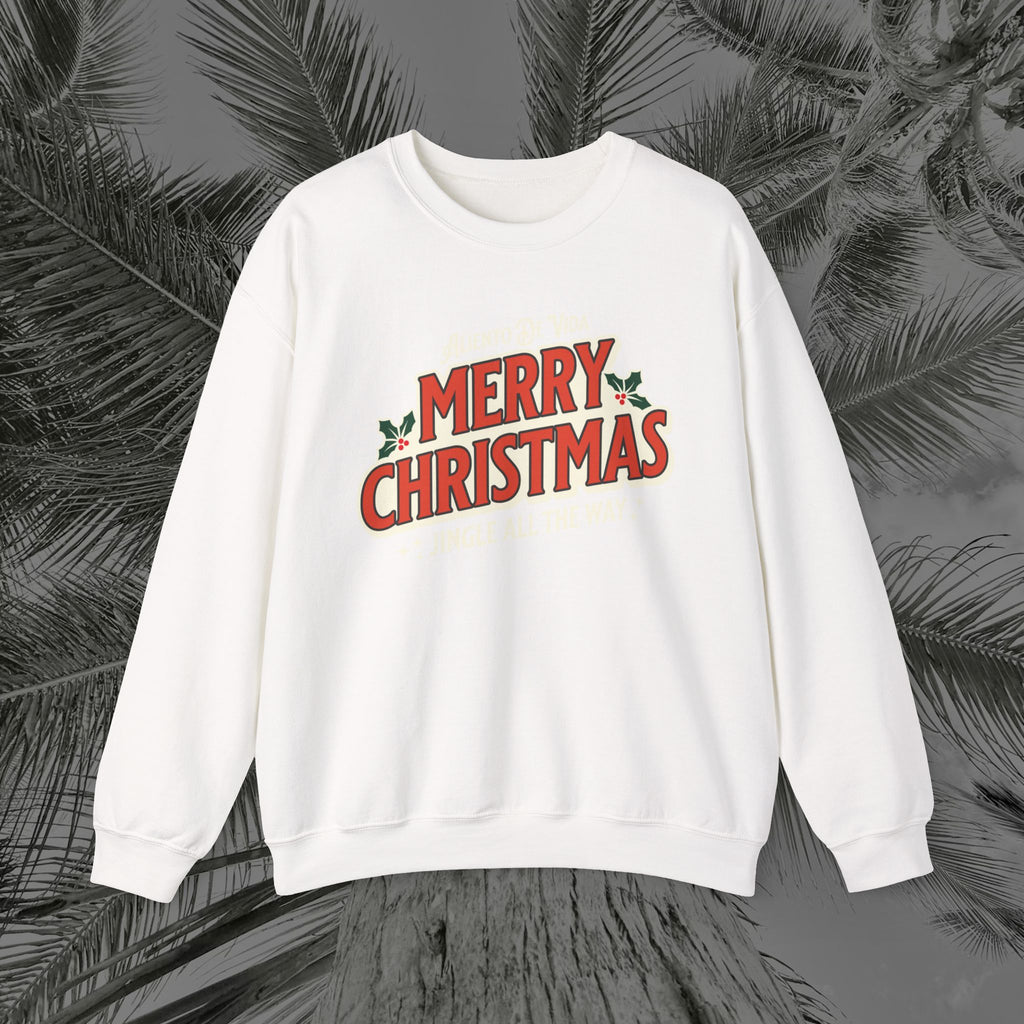 Merry Christmas - (UNISEX) Cozy Crewneck Sweatshirt - Aliento De Vida