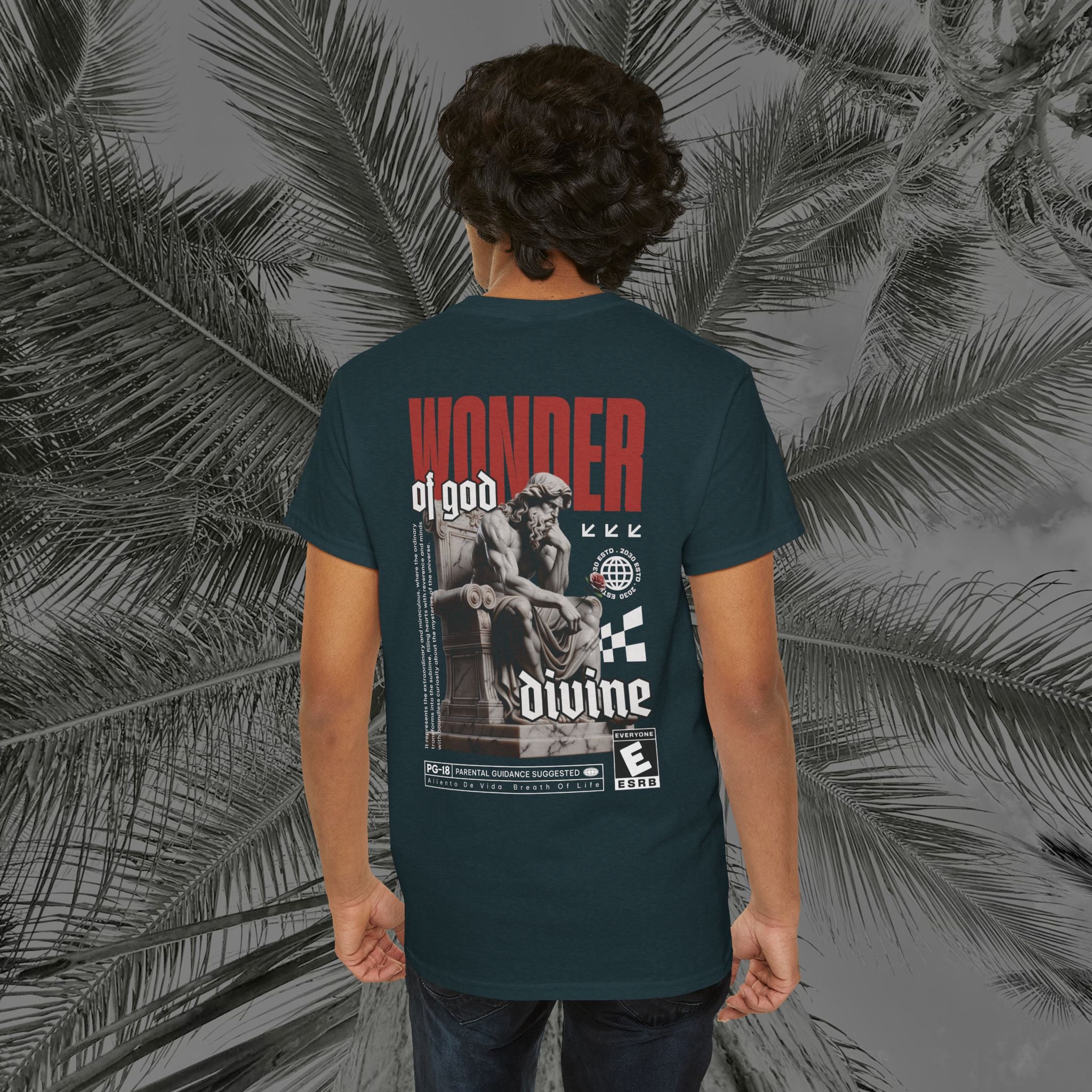 Throne of the Divine - (UNSEX) Heavy Cotton T-Shirt - Aliento De Vida