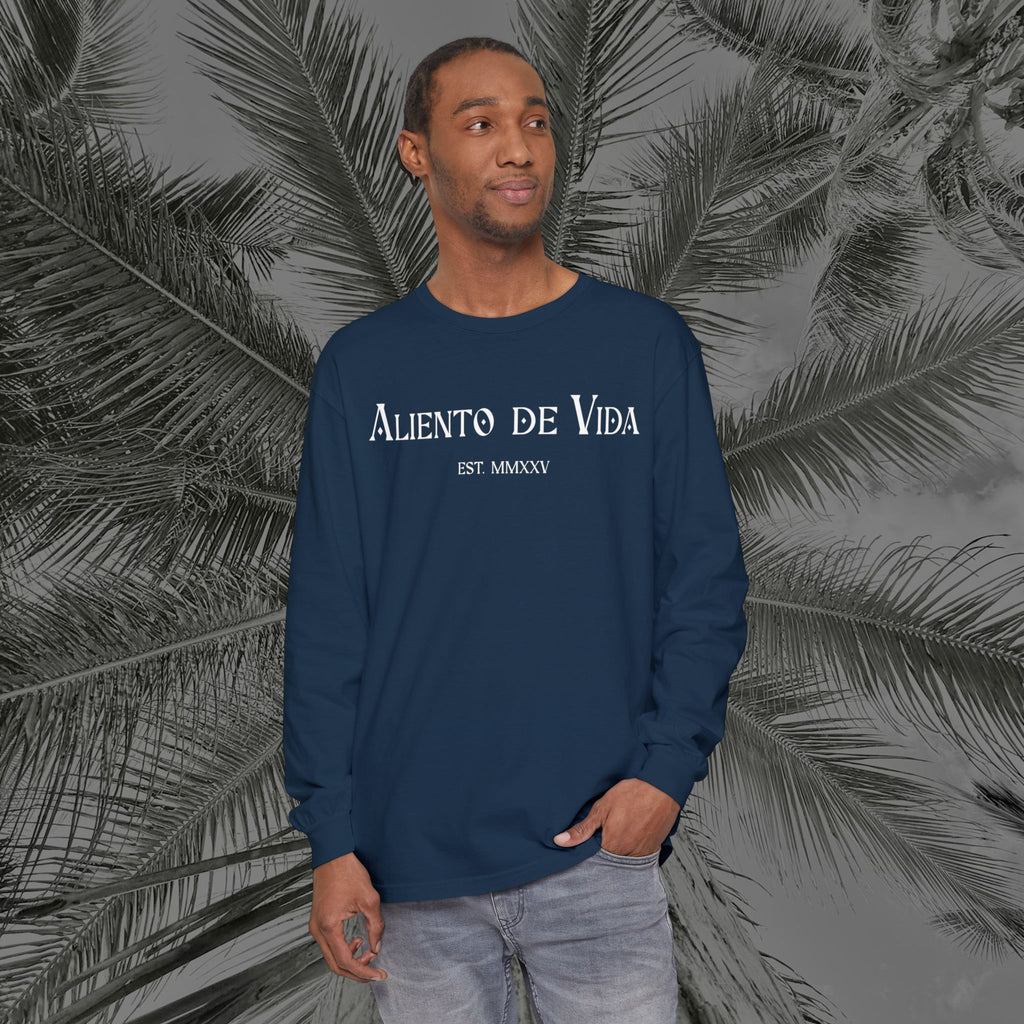 Resting Beach Face - (UNISEX) Long Sleeve Shirt - Aliento De Vida