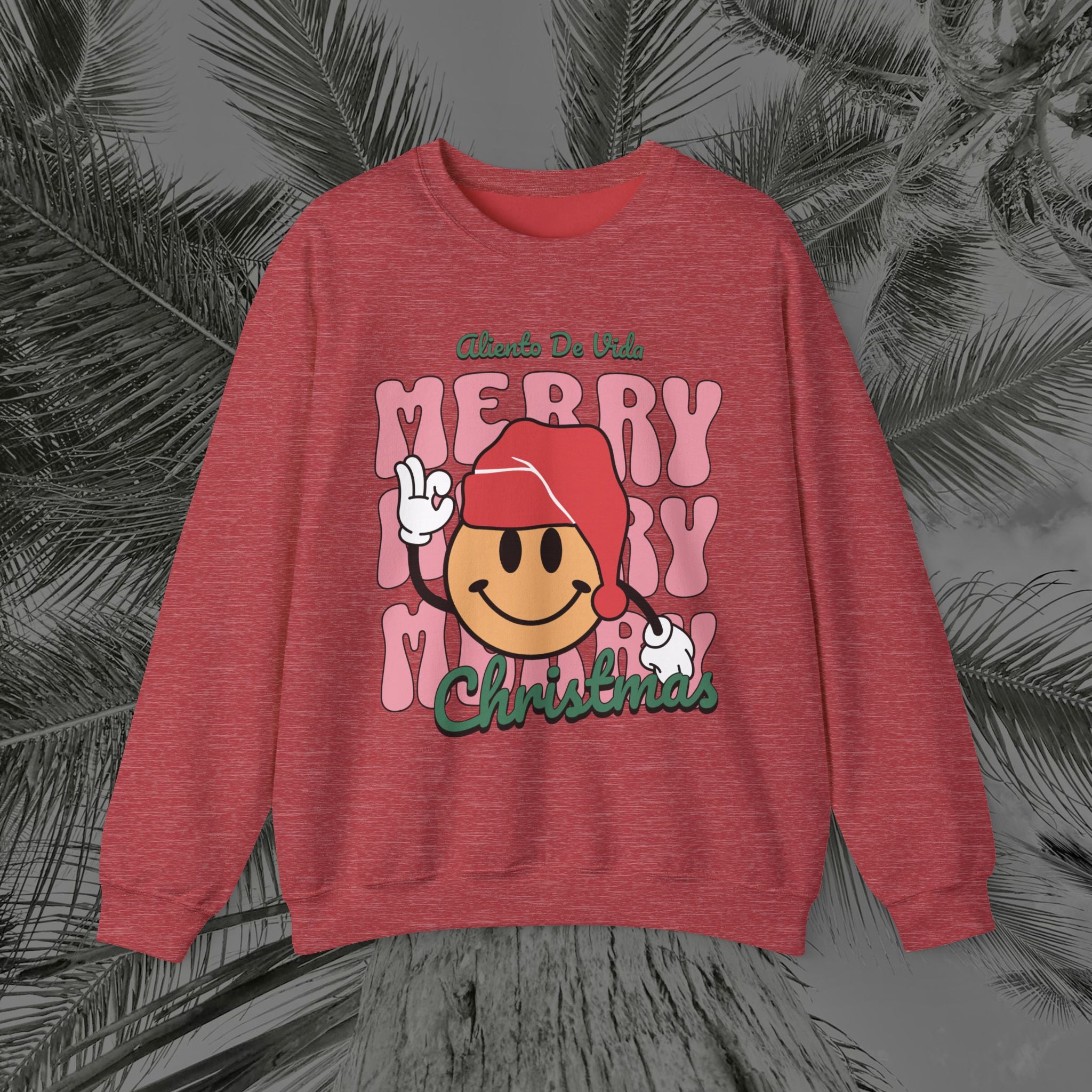 Happy Holidays - Cozy Crewneck Sweatshirt - Aliento De Vida