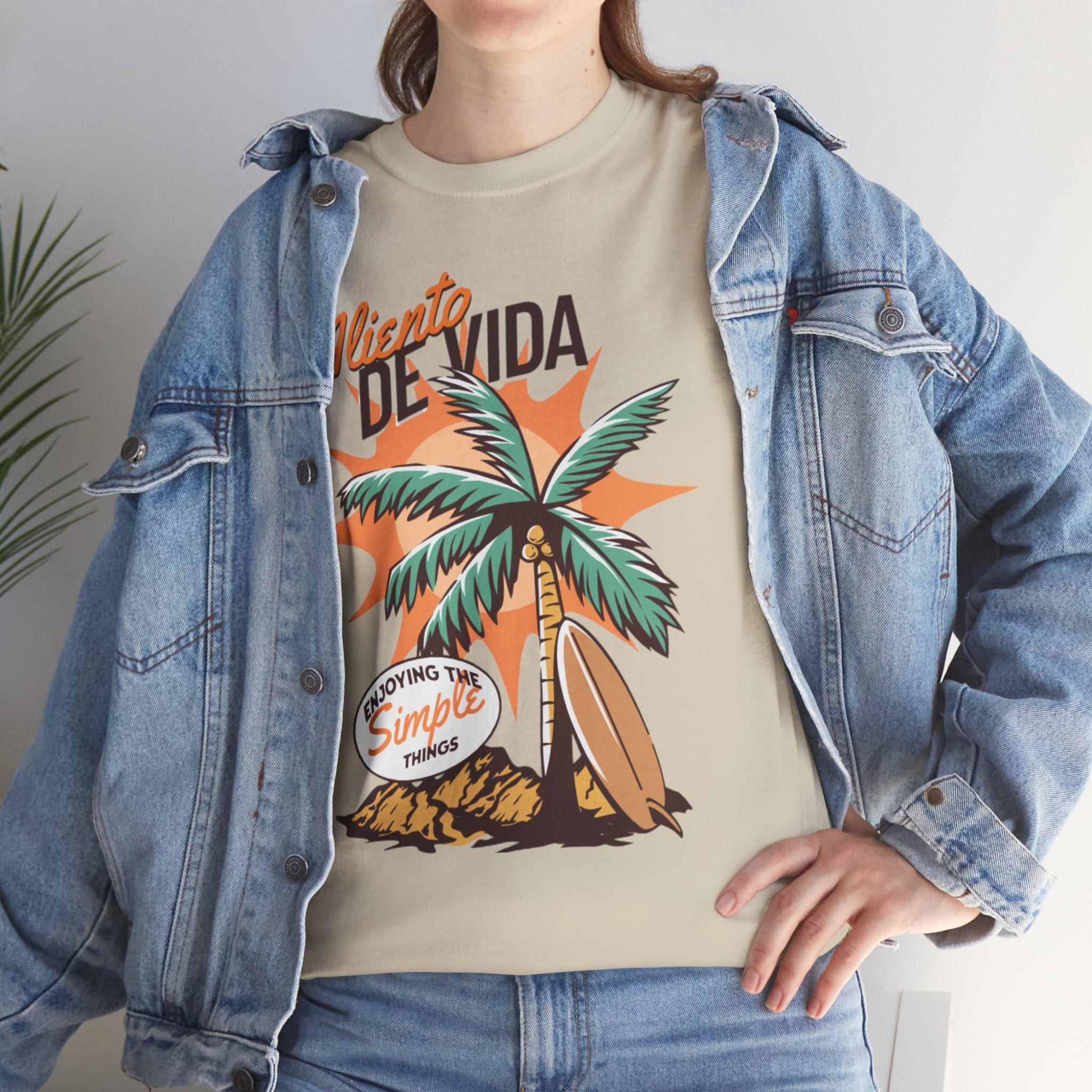 Pure Palm - (UNISEX) Heavy Cotton Tee - Aliento De Vida