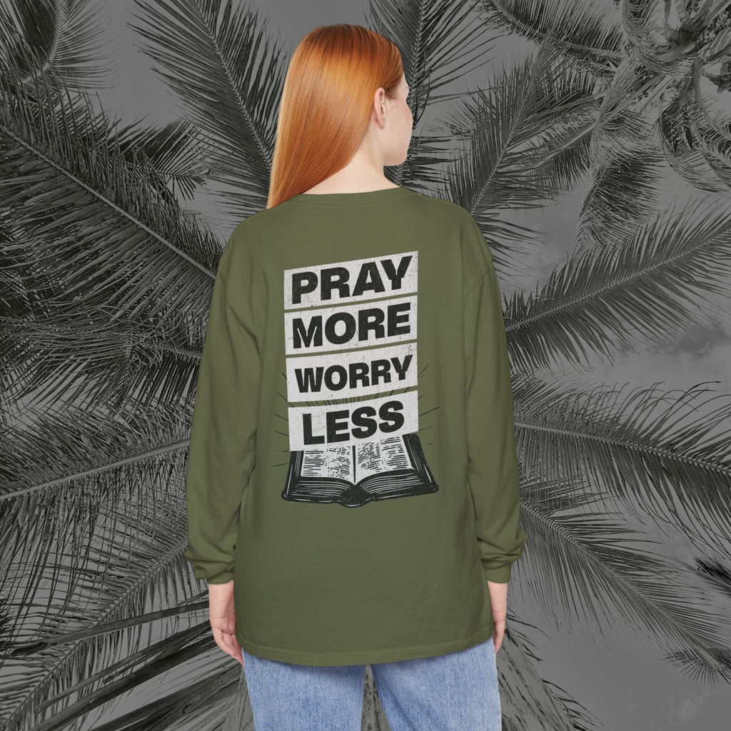 Peace Through Prayer - (UNISEX) Long Sleeve Shirt - Aliento De Vida