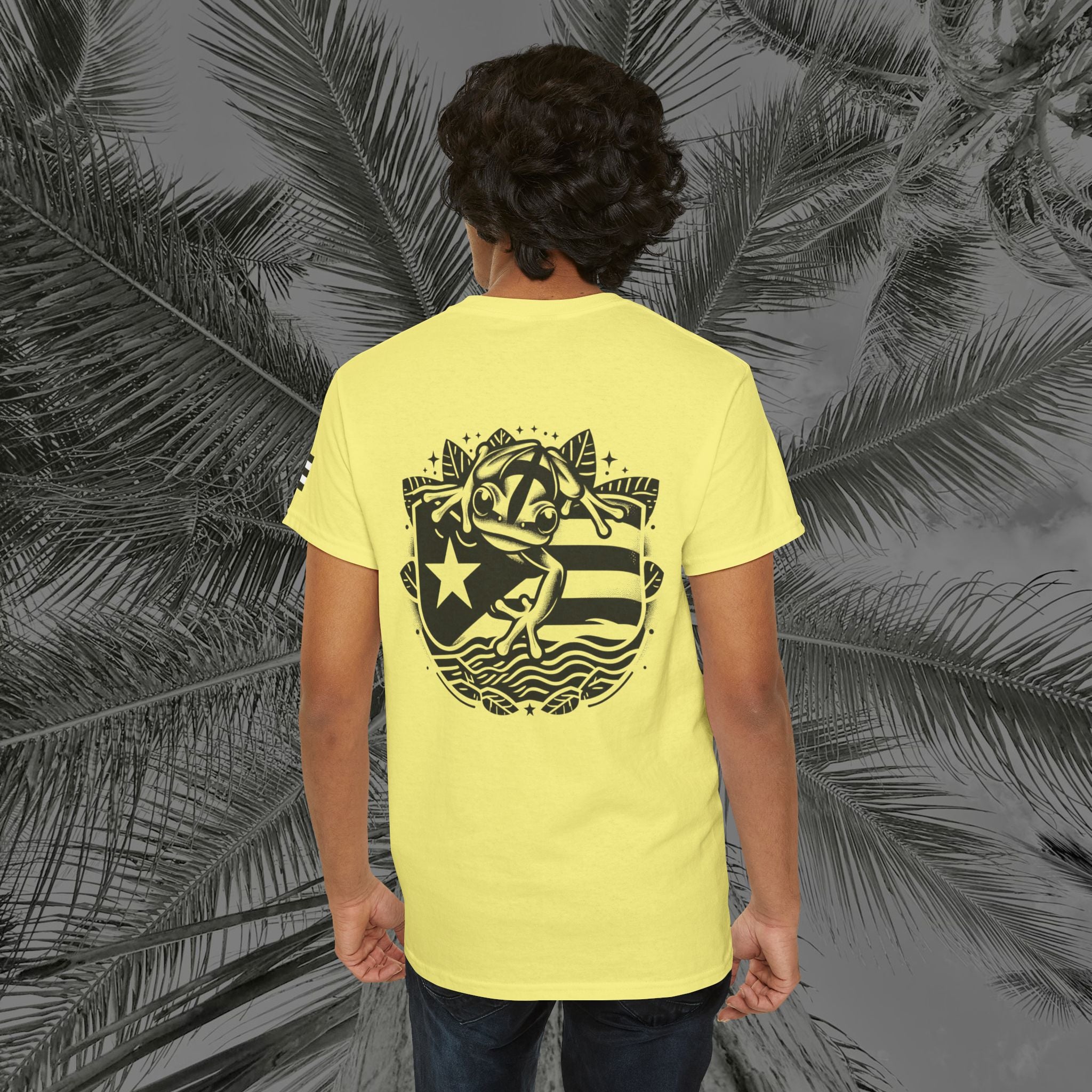 Frog Of The Island - PR COLLECTION - (UNISEX) Heavy Cotton Tee - Aliento De Vida