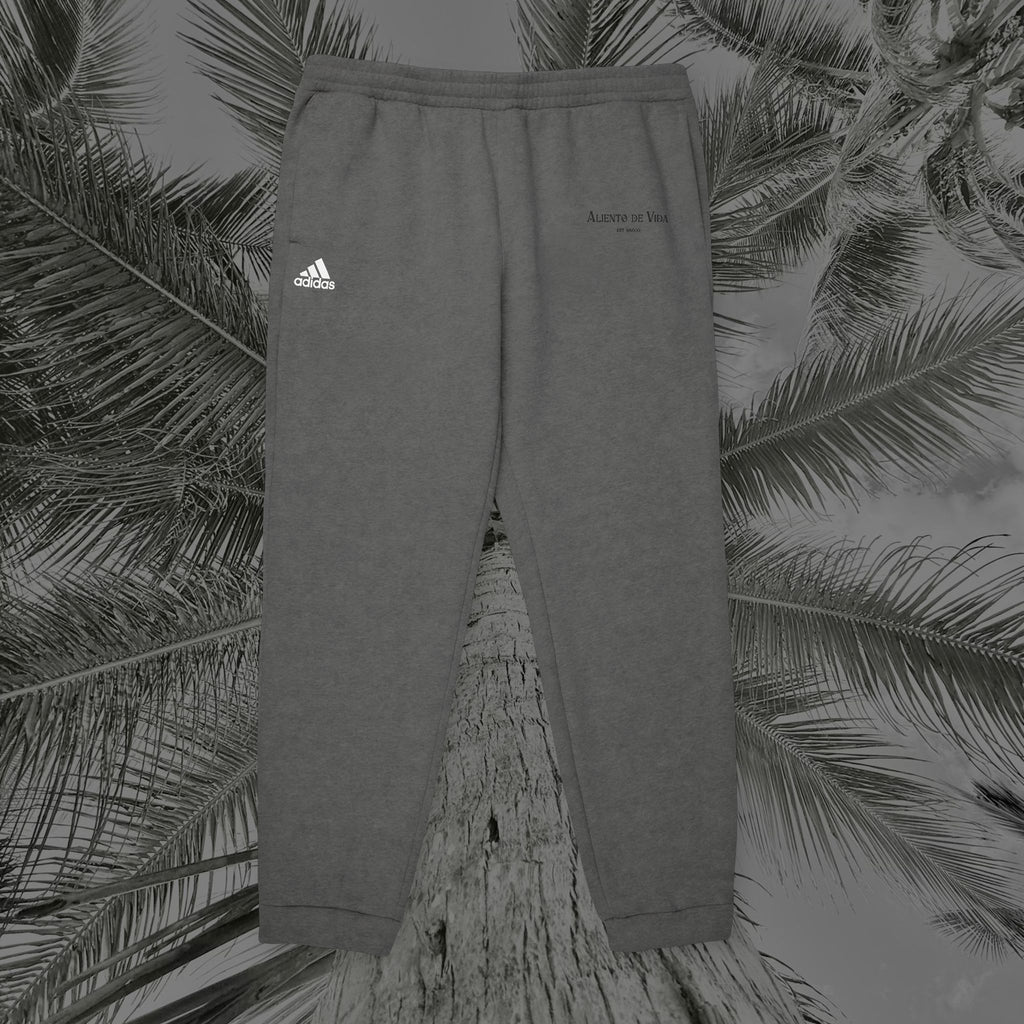 Aliento De Vida - (UNISEX) Adidas Fleece Joggers (Black Lettering)