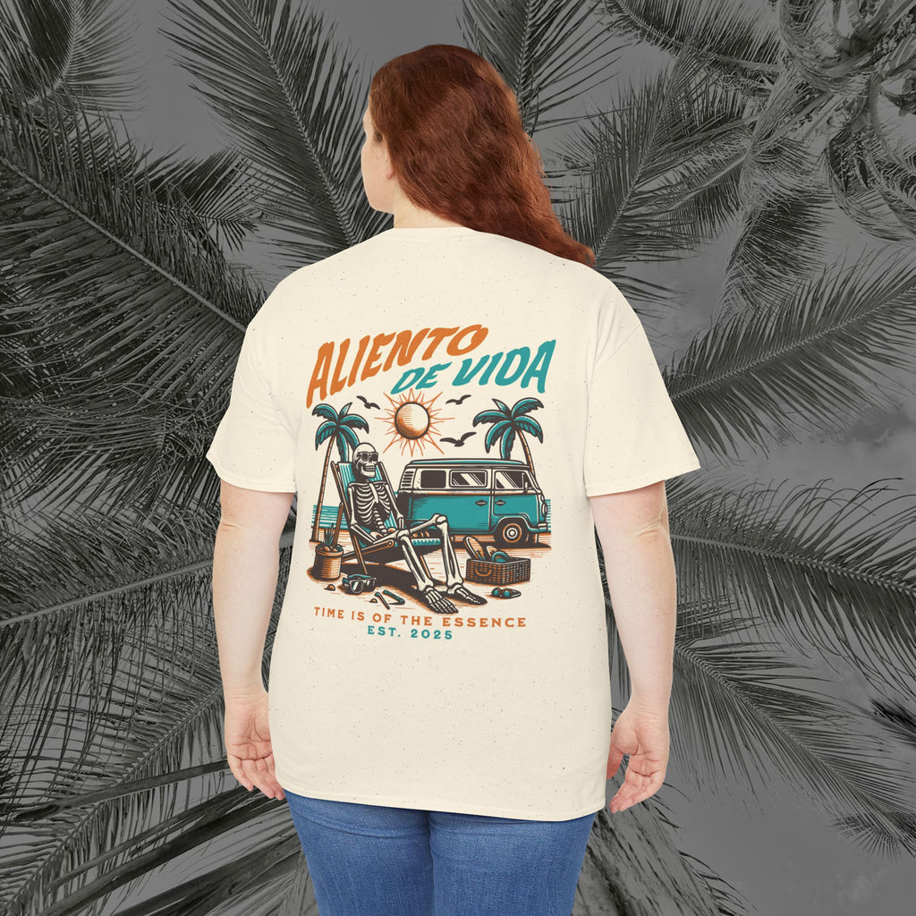 Beach, Please—I’m Dead - (UNISEX) Heavy Cotton T-Shirt - Aliento De Vida