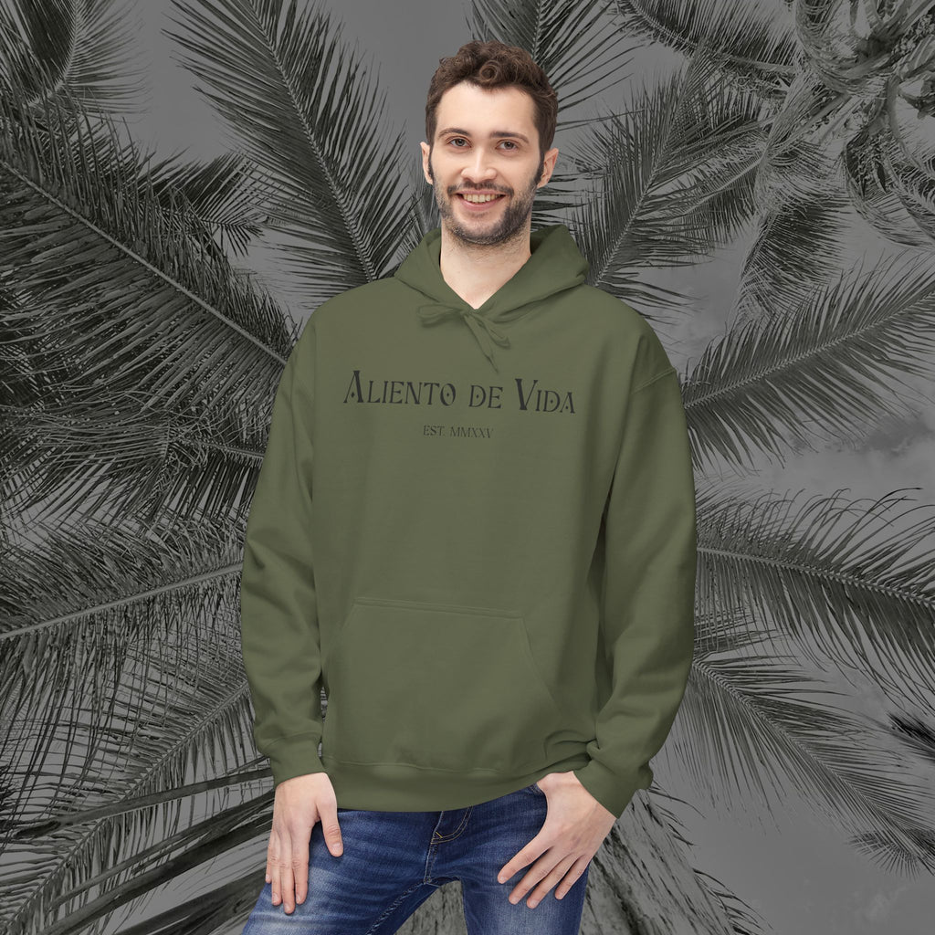 Wings of Grace - (UNISEX) Midweight Fleece Hoodie- Aliento De Vida