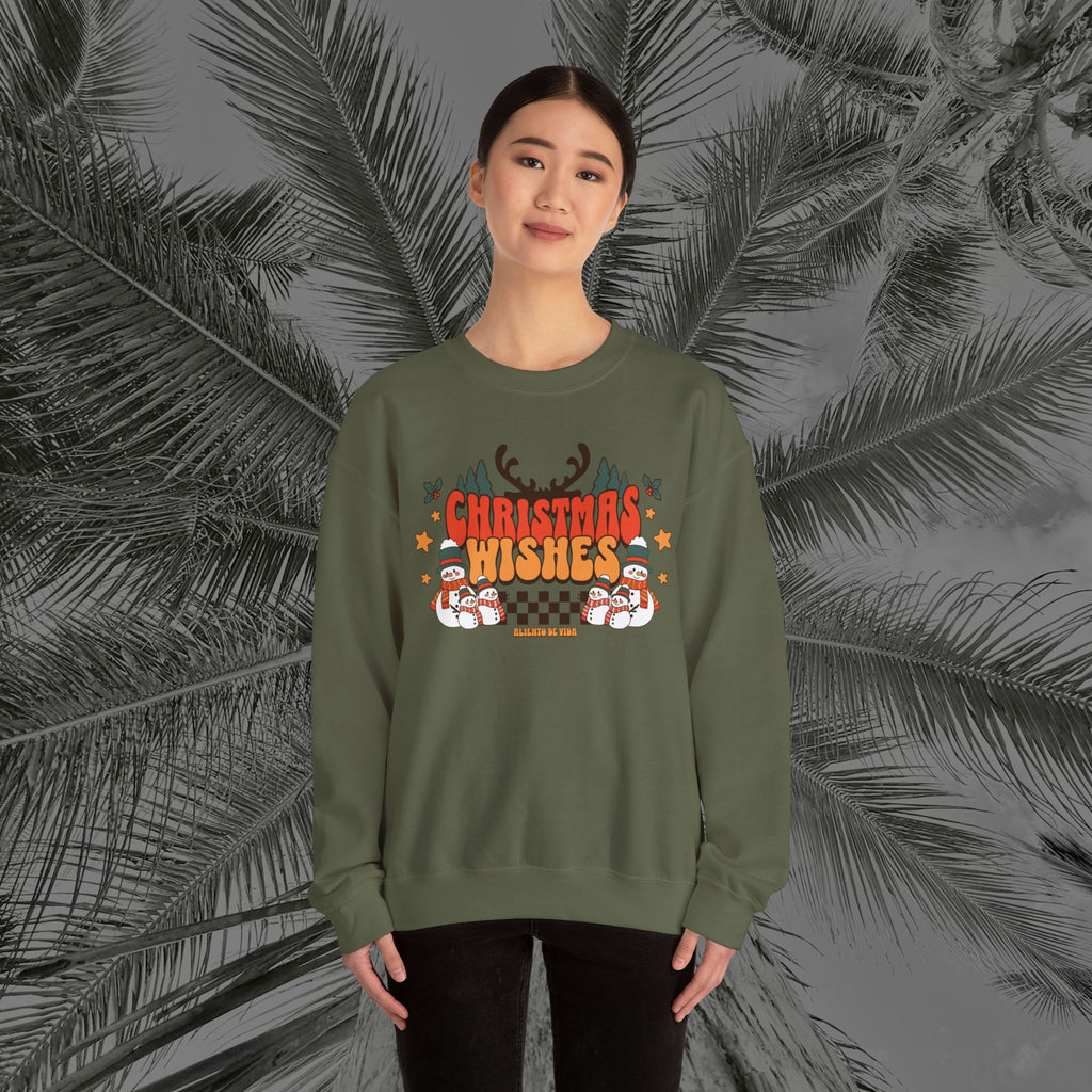 Chillin’ With My Snowmies - (UNISEX) Cozy Crewneck Sweatshirt - Aliento De Vida