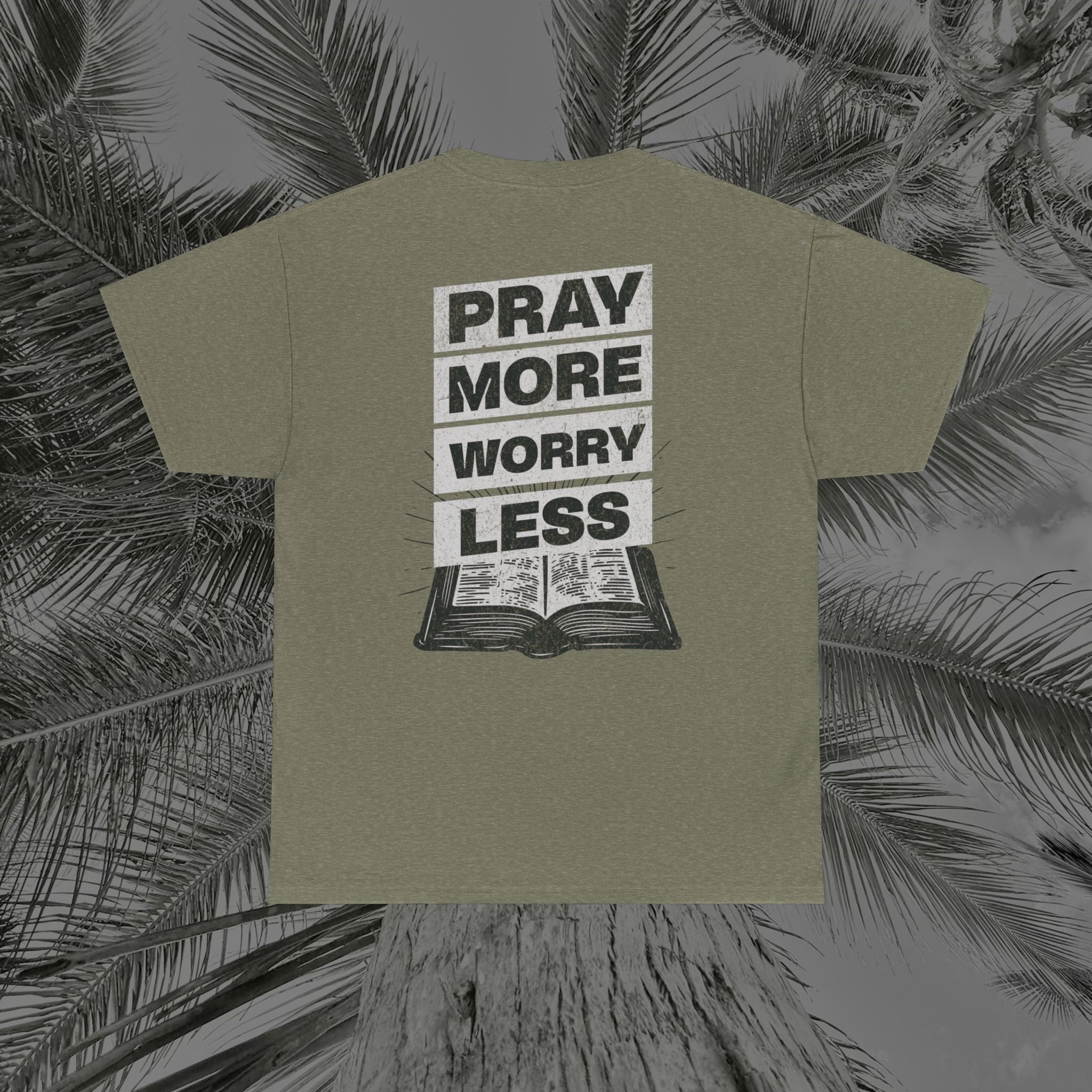 Peace Through Prayer - (UNISEX) Heavy Cotton Tee - Aliento De Vida