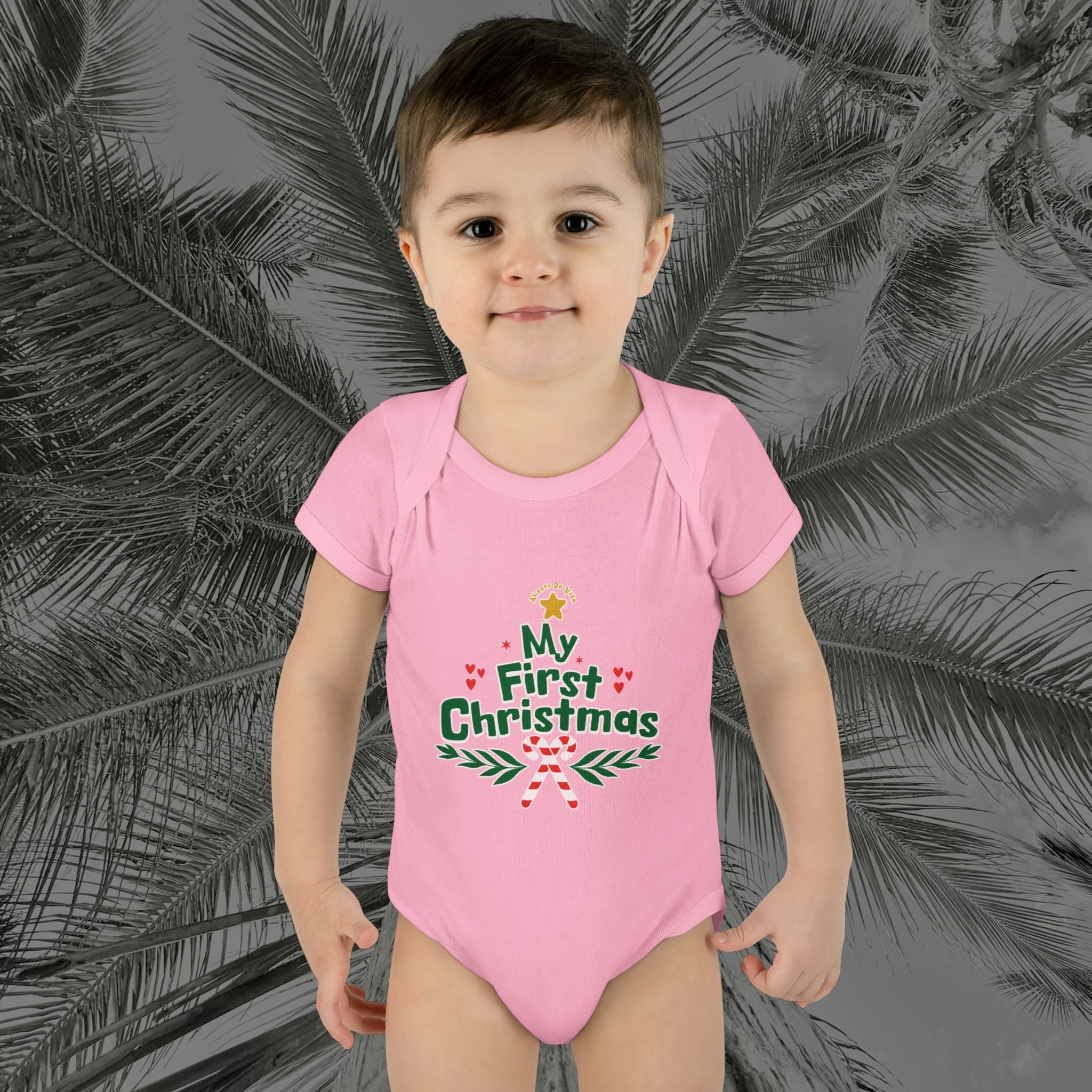 Tiny Tree Topper - (UNISEX) Baby Bodysuit / Infant Onesie - Aliento De Vida