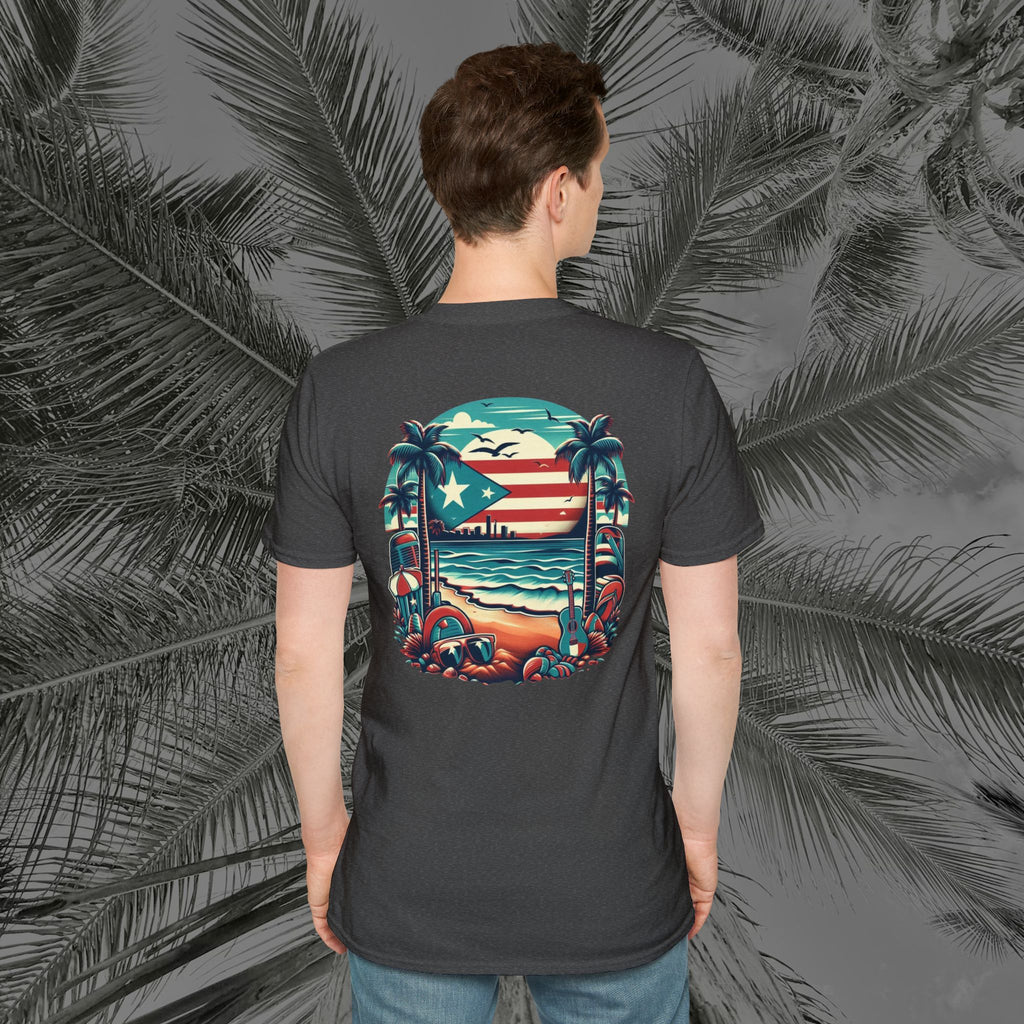 A Slice of Paradise - PR COLLECTION - (UNISEX) Soft style T-Shirt - Aliento De Vida