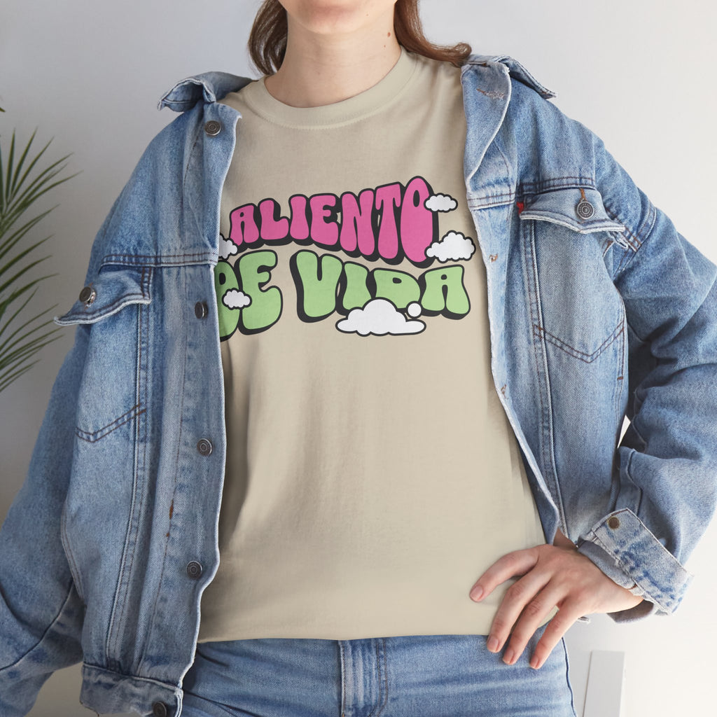 Clouds #2 - (UNISEX) Heavy Cotton T-Shirt - Aliento De Vida