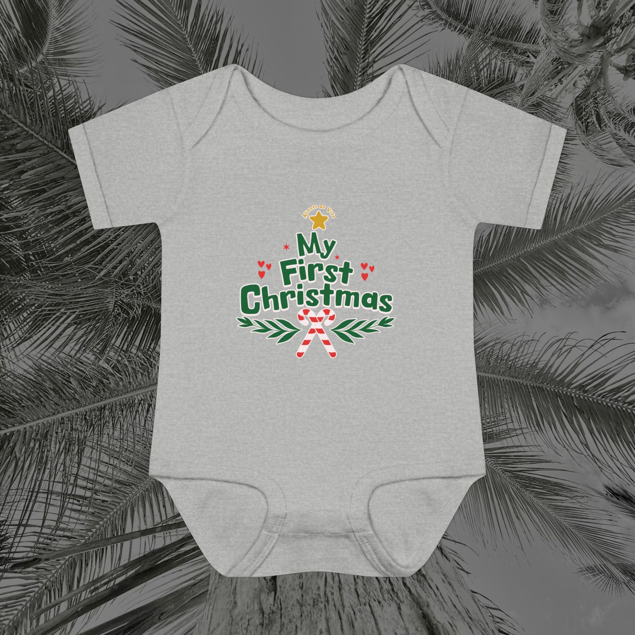 Tiny Tree Topper - (UNISEX) Baby Bodysuit / Infant Onesie - Aliento De Vida