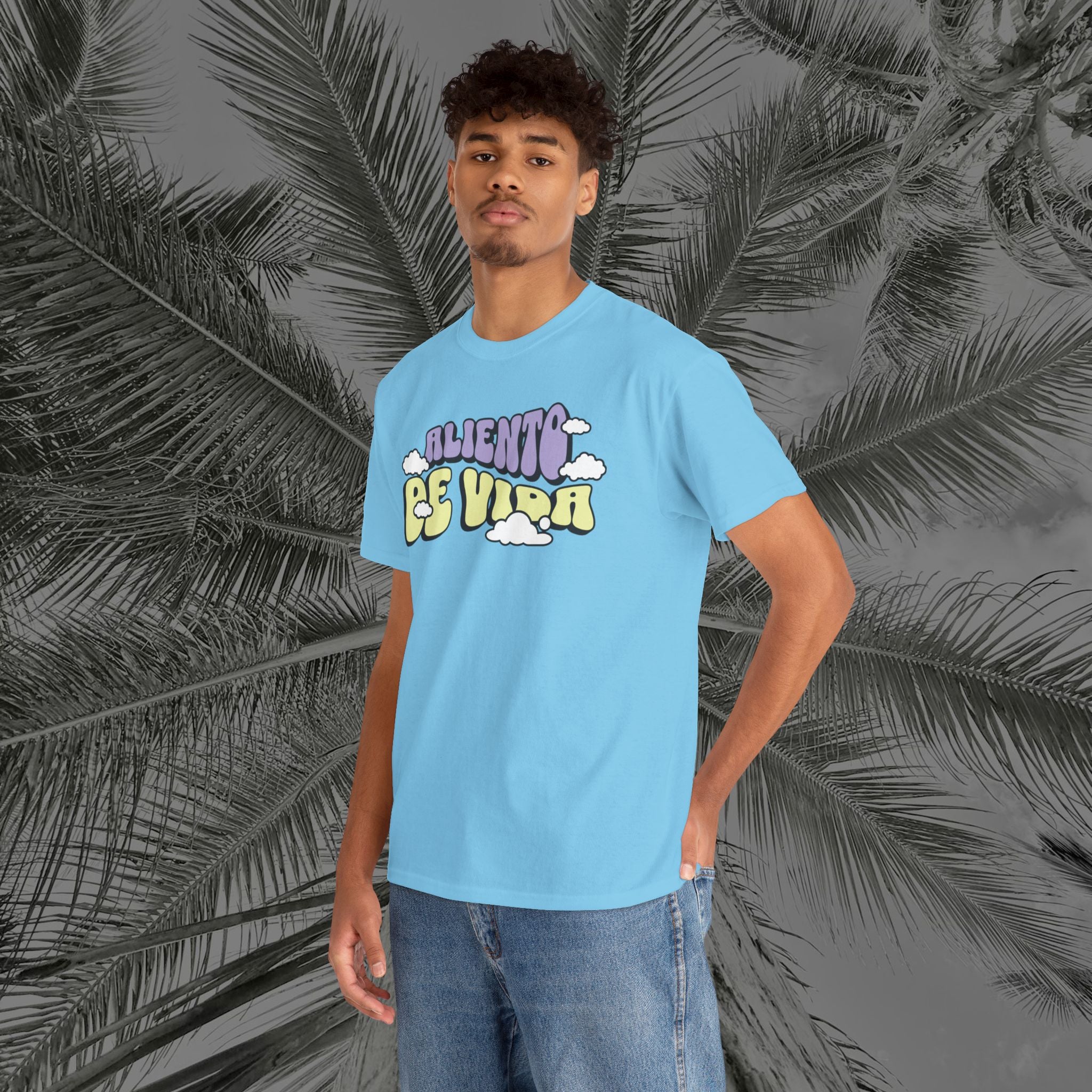 Clouds #1 - (UNISEX) Heavy Cotton T-Shirt - Aliento De Vida