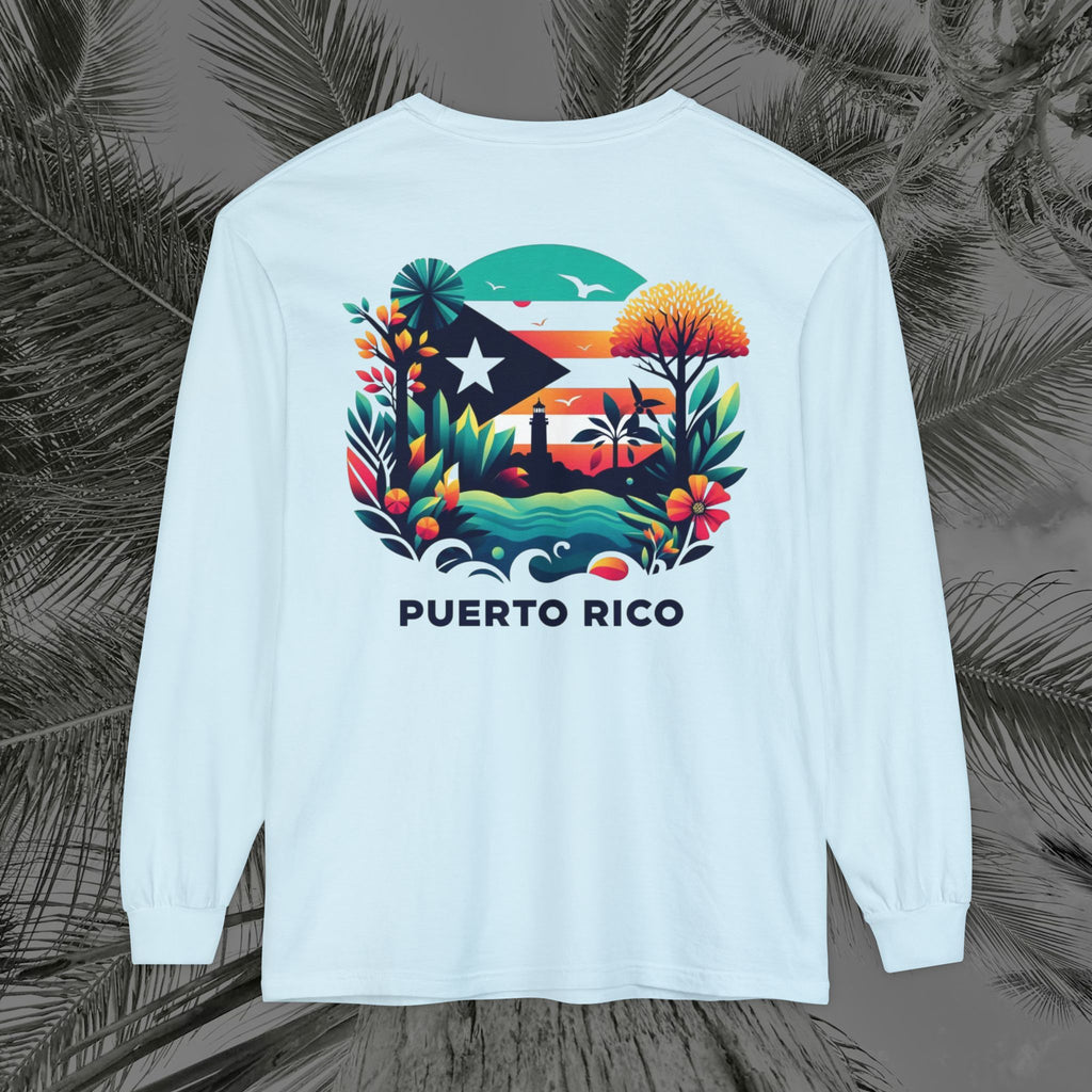 Isla Vibrante - (UNISEX) Long Sleeve T-Shirt - Aliento De Vida