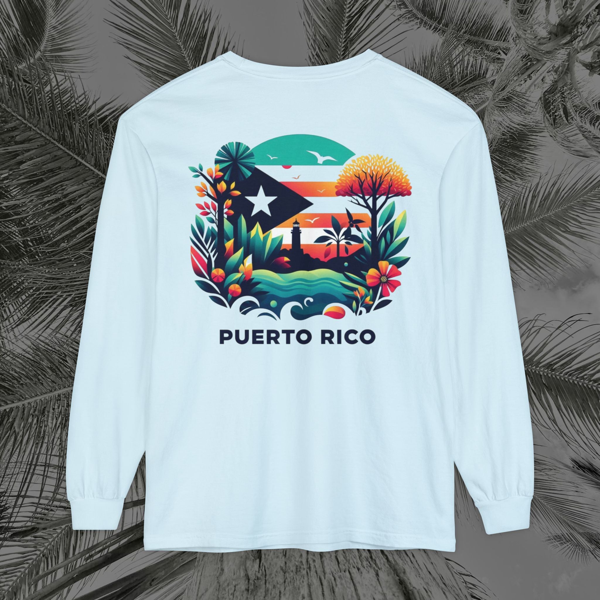 Isla Vibrante - (UNISEX) Long Sleeve T-Shirt - Aliento De Vida
