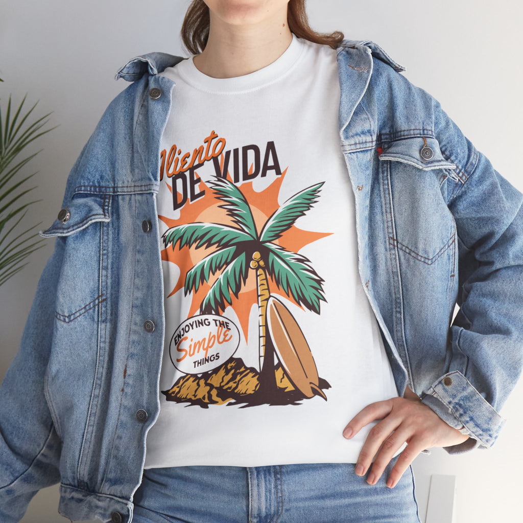 Pure Palm - (UNISEX) Heavy Cotton Tee - Aliento De Vida