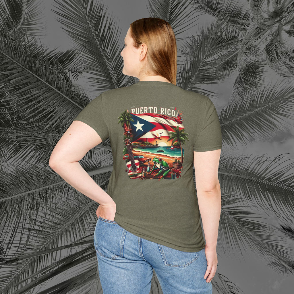 Coqui De La Playa - PR COLLECTION - (UNISEX) T-Shirt - Aliento De Vida