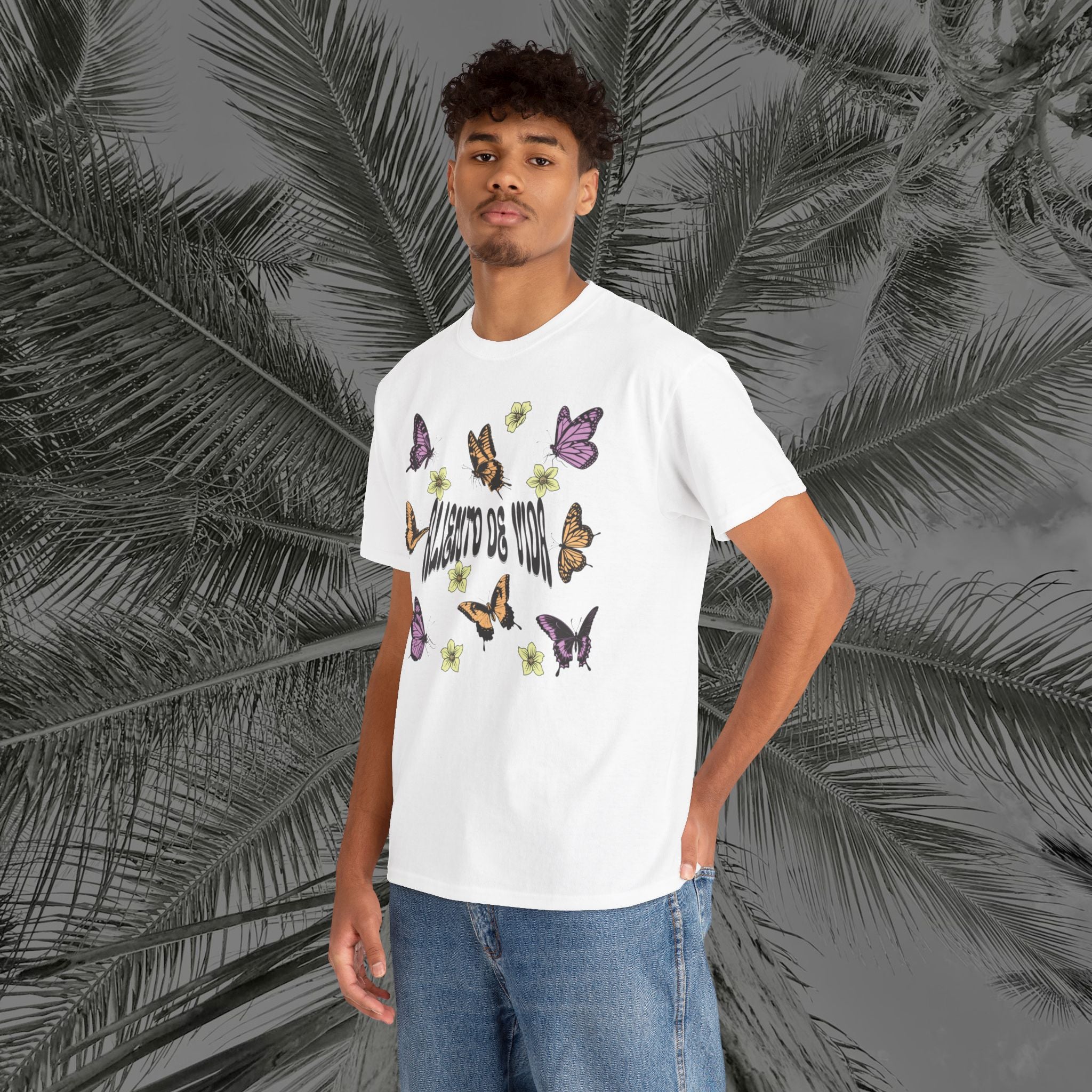 Butterfly Effect - (UNISEX) Heavy Cotton T-Shirt - Aliento De Vida