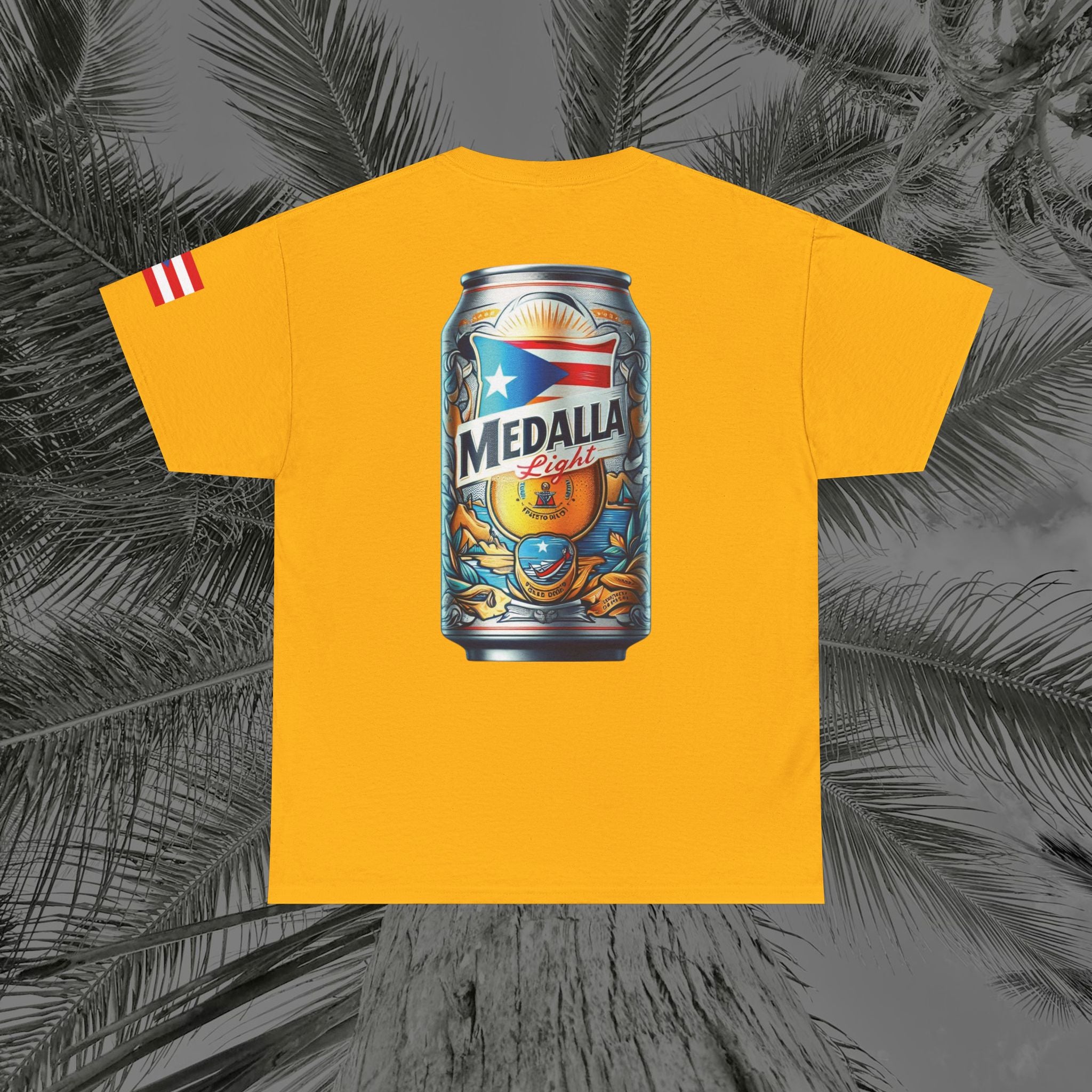 Crack Open A Unique Medalla - PR COLLECTION - (UNISEX) Heavy Cotton Tee - Aliento De Vida