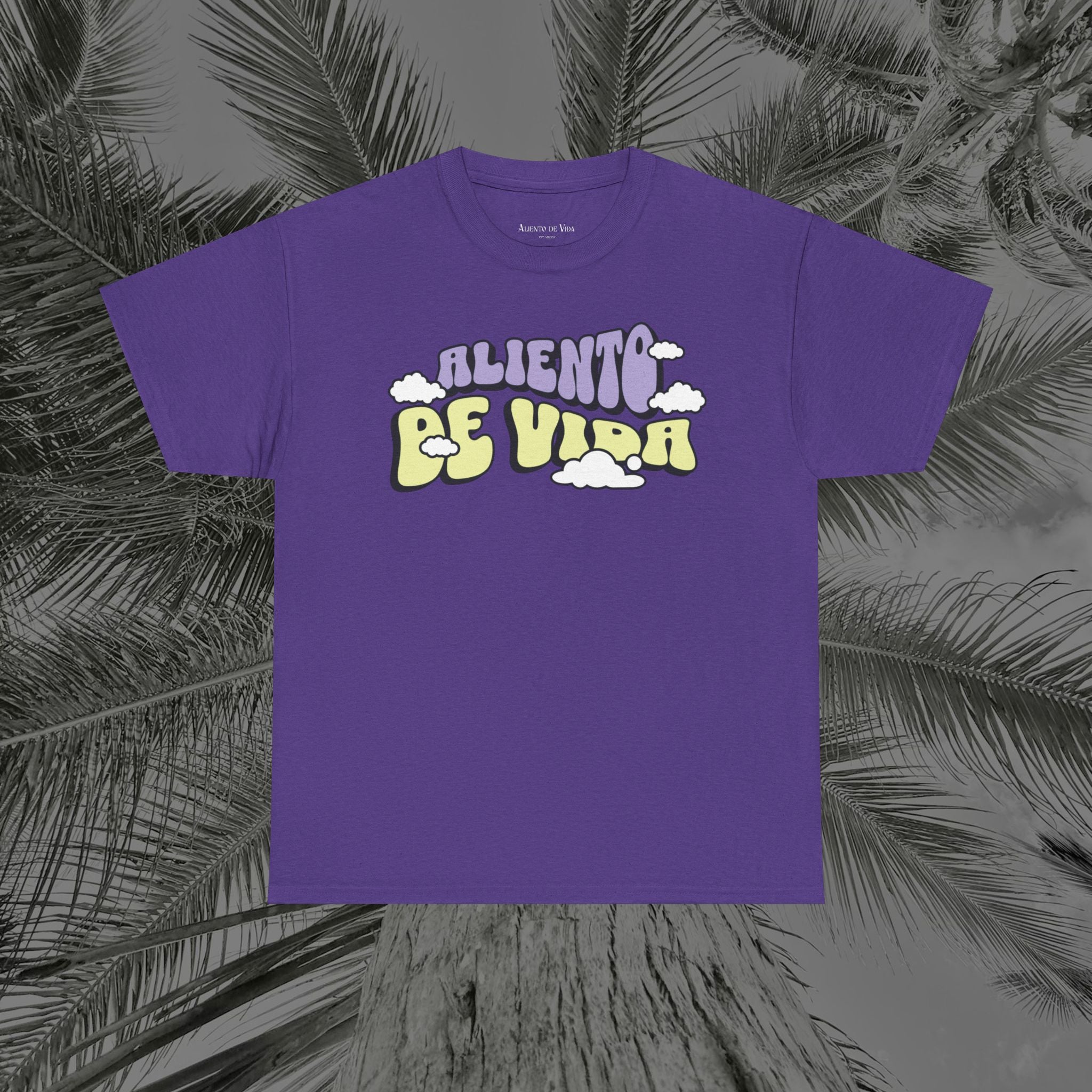 Clouds #1 - (UNISEX) Heavy Cotton T-Shirt - Aliento De Vida