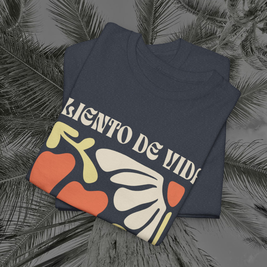 One Breath, Infinite Bloom - (UNISEX) Heavy Cotton T-Shirt - Aliento De Vida