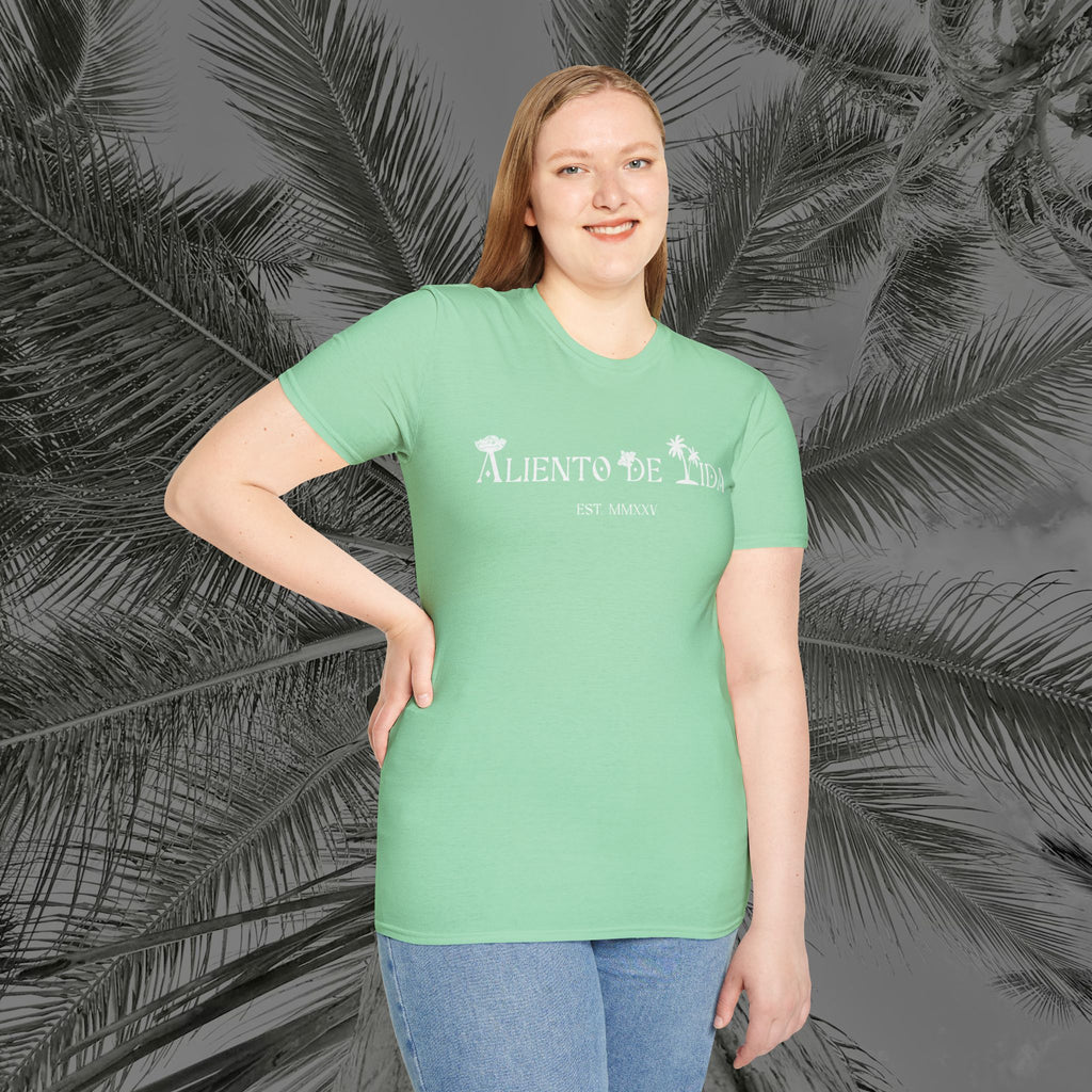 A Slice of Paradise - PR COLLECTION - (UNISEX) Soft style T-Shirt - Aliento De Vida