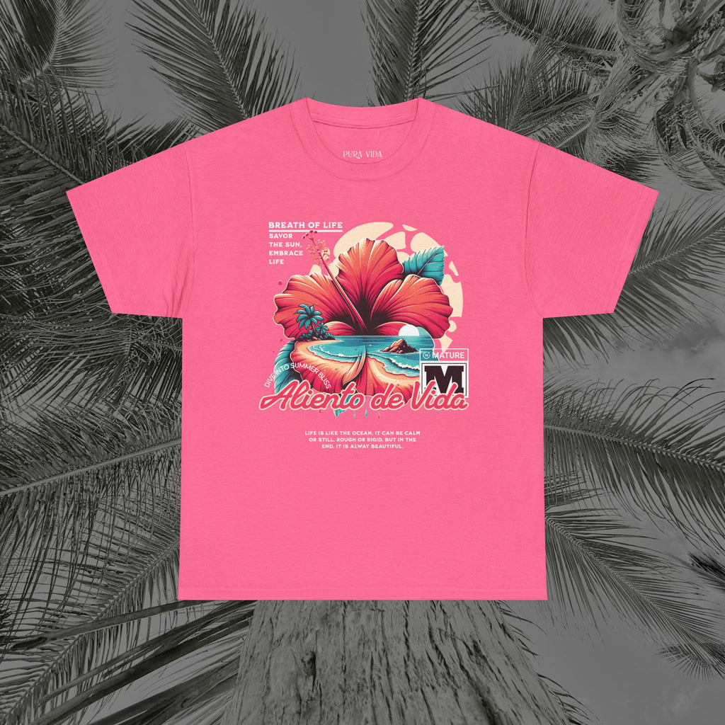 Breath Of Paradise - (UNISEX) Heavy Cotton T-Shirt - Aliento De Vida