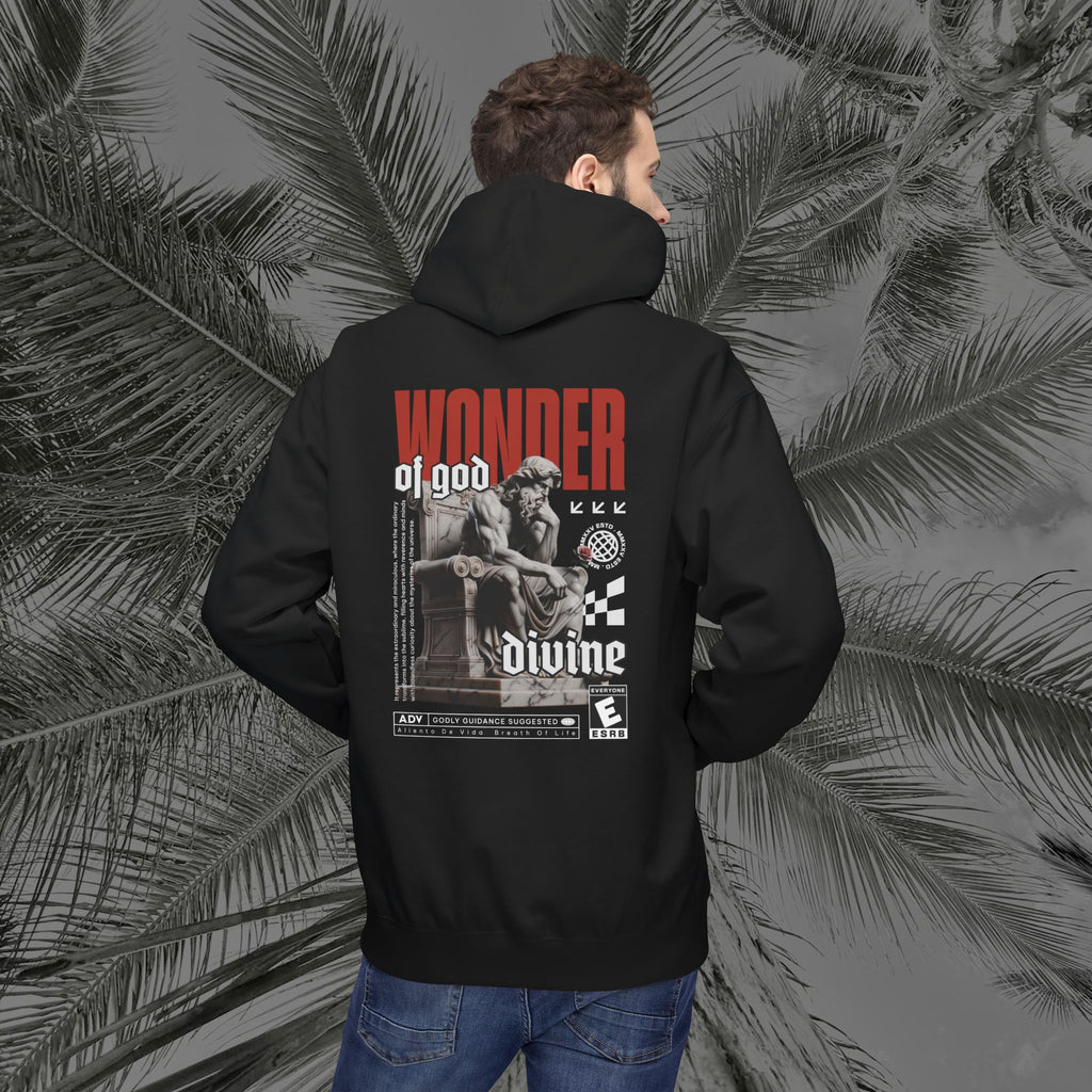 Throne of the Divine - (UNISEX) Midweight Fleece Hoodie - Aliento De Vida