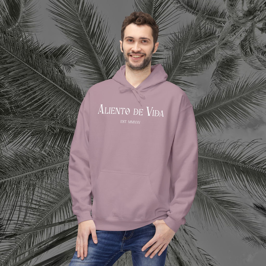 Peace Through Prayer - (UNISEX) Midweight Fleece Hoodie - Aliento De Vida