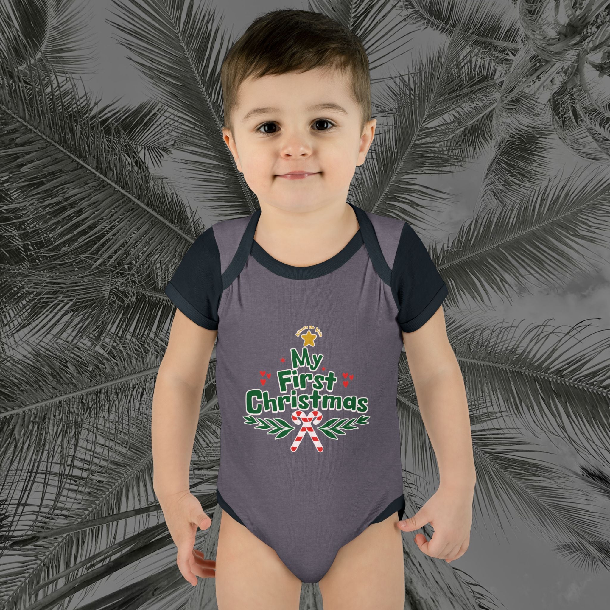Tiny Tree Topper - (UNISEX) Baby Bodysuit / Infant Onesie - Aliento De Vida