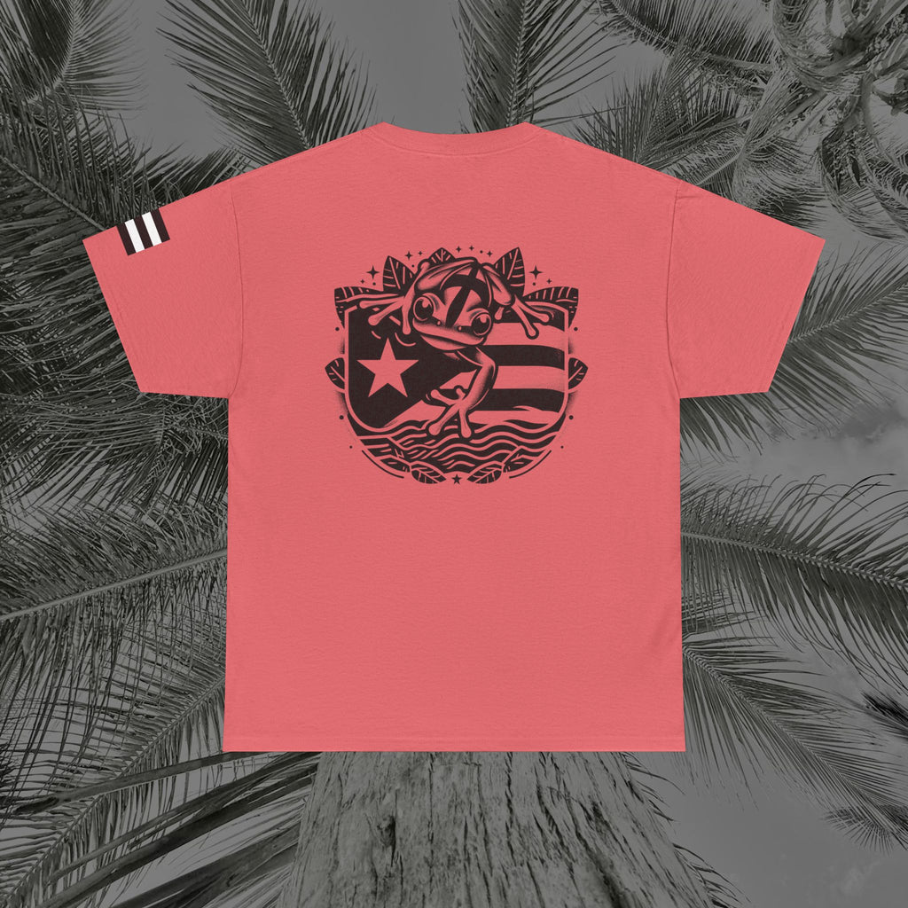 Frog Of The Island - PR COLLECTION - (UNISEX) Heavy Cotton Tee - Aliento De Vida