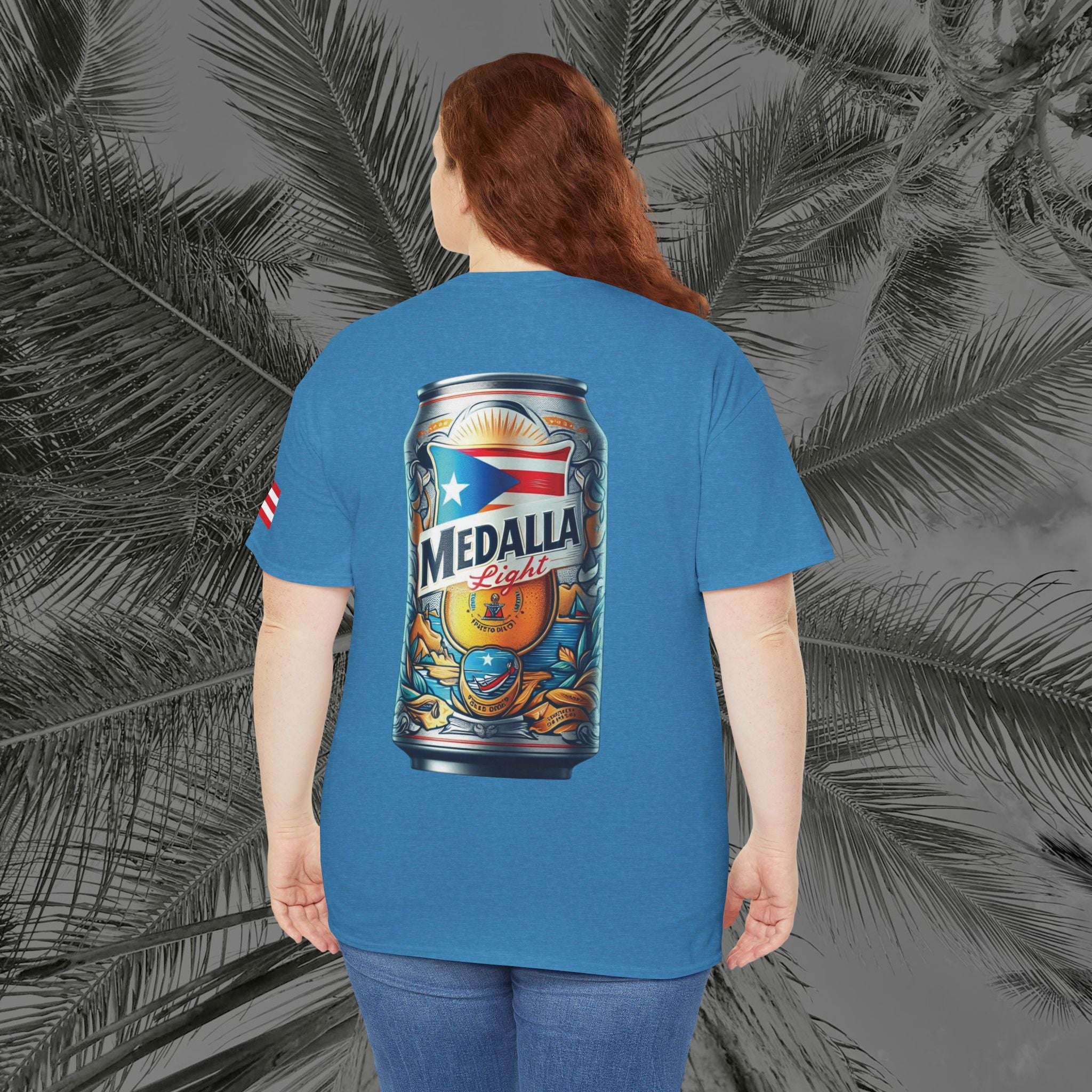 Crack Open A Unique Medalla - PR COLLECTION - (UNISEX) Heavy Cotton Tee - Aliento De Vida