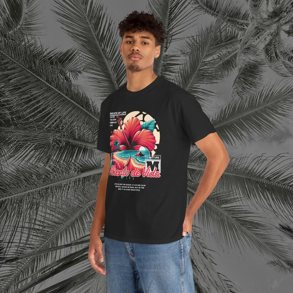 Breath Of Paradise - (UNISEX) Heavy Cotton T-Shirt - Aliento De Vida