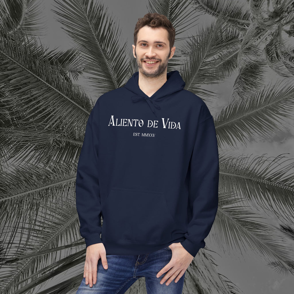 Resting Beach Face - (UNISEX) Midweight Fleece Hoodie - Aliento De Vida