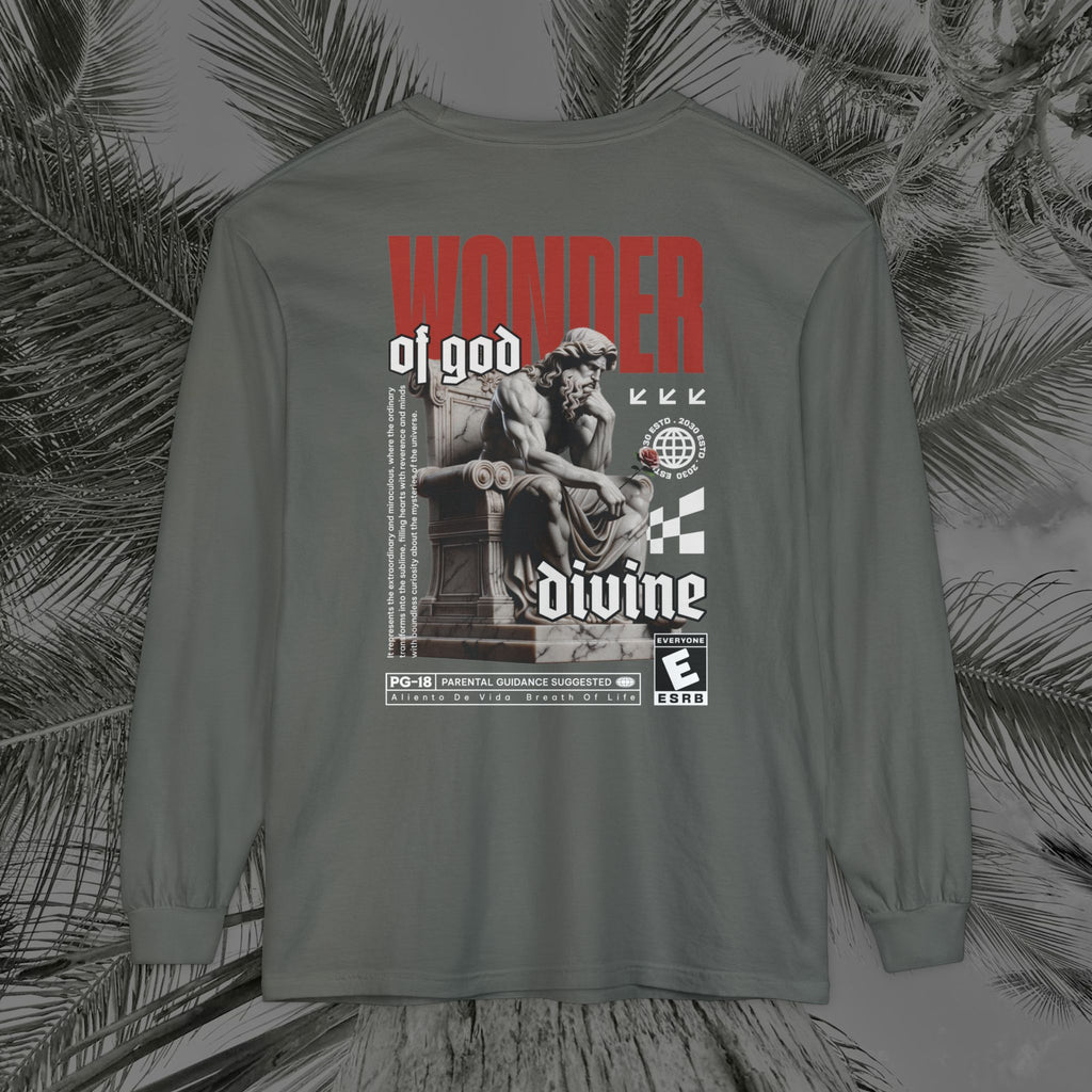 Throne of the Divine - (UNISEX) Long Sleeve Shirt - Aliento De Vida