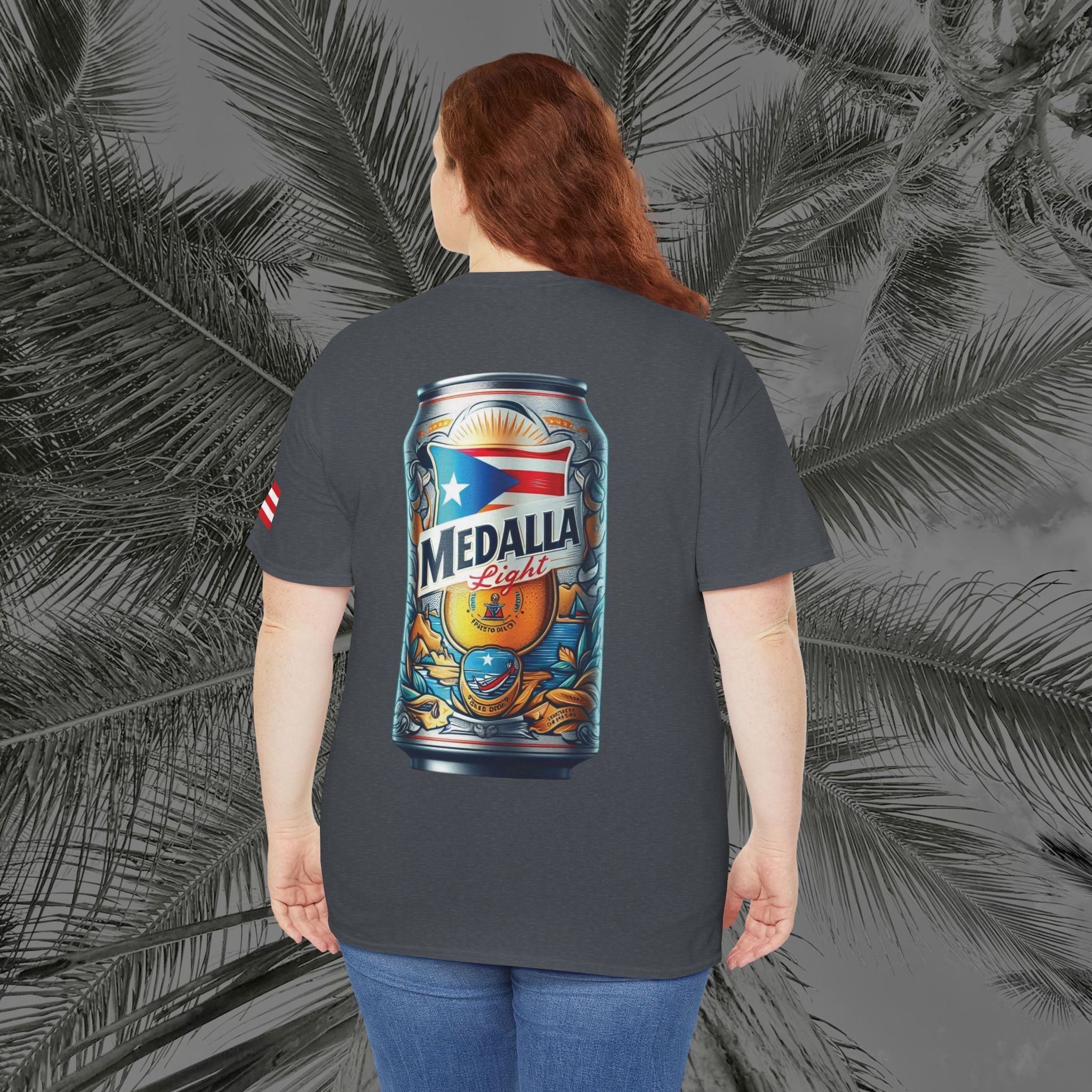Crack Open A Unique Medalla - PR COLLECTION - (UNISEX) Heavy Cotton Tee - Aliento De Vida