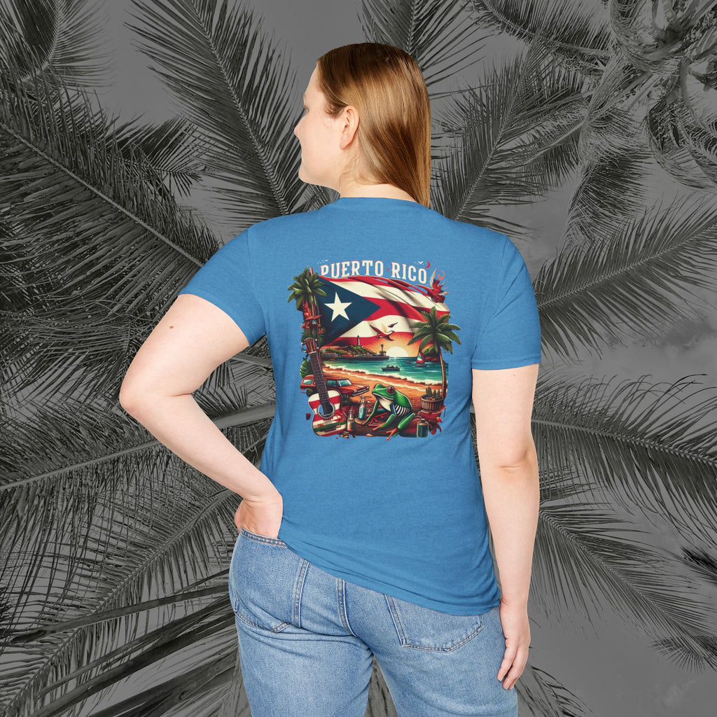 Coqui De La Playa - PR COLLECTION - (UNISEX) T-Shirt - Aliento De Vida
