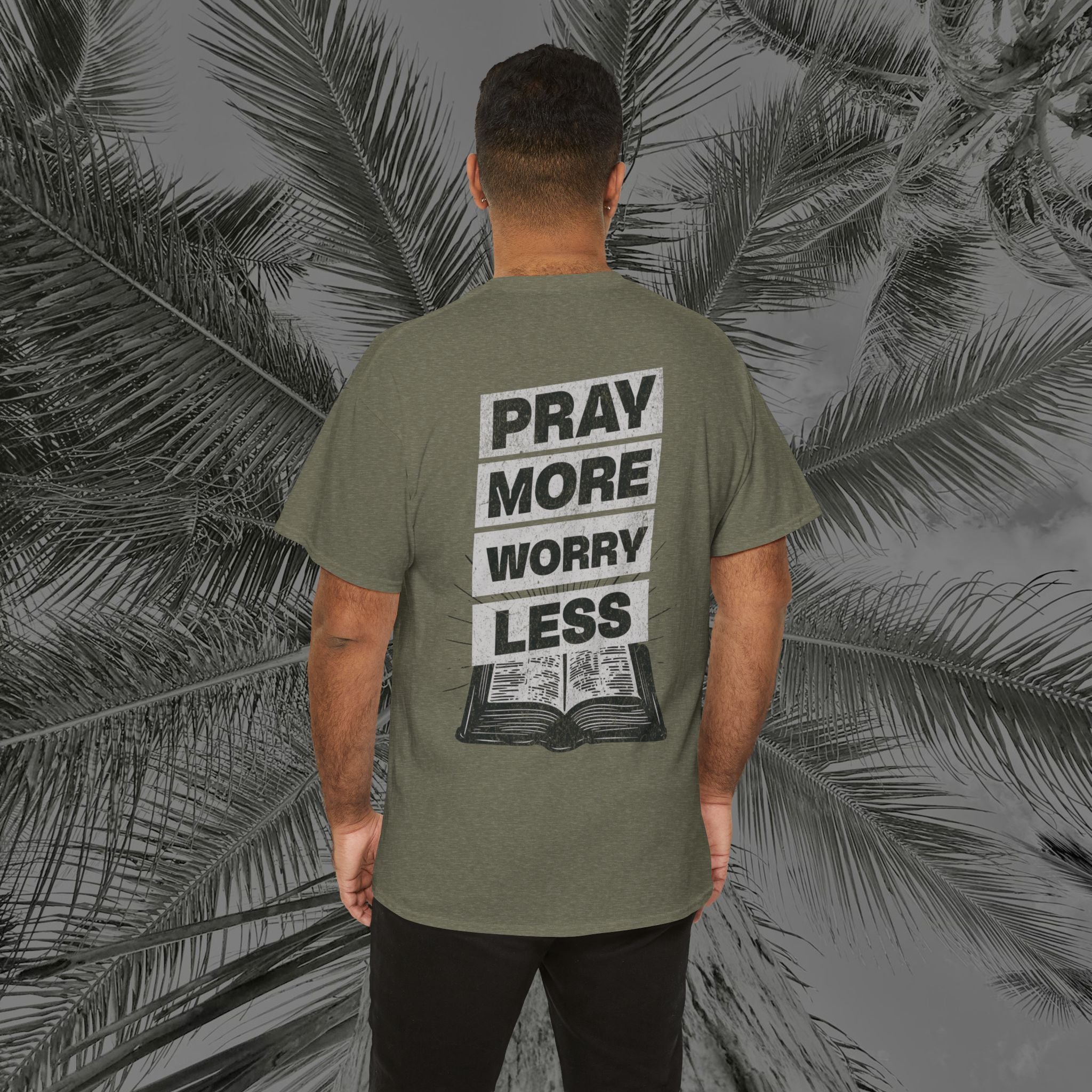Peace Through Prayer - (UNISEX) Heavy Cotton Tee - Aliento De Vida