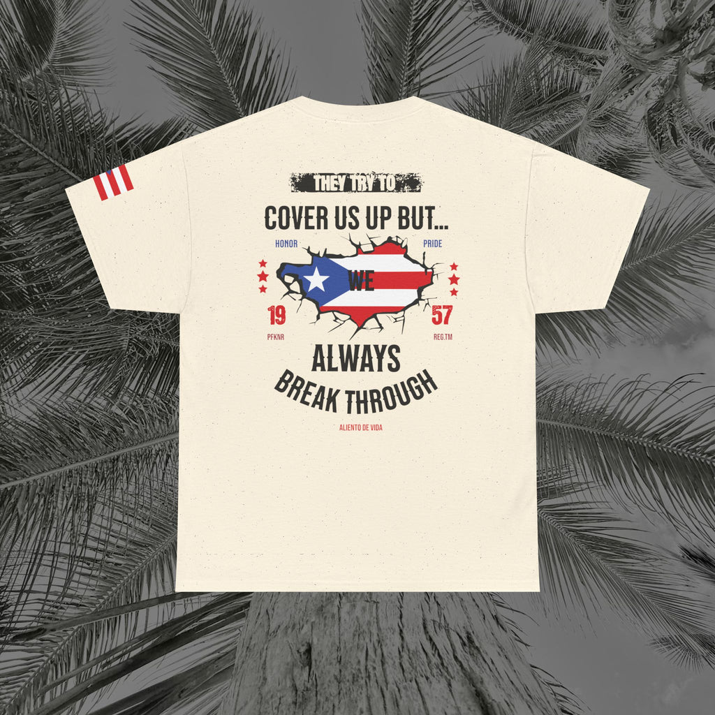 WE ARE PUERTO RICAN - PR COLLECTION - (UNISEX) Heavy Cotton Tee - Aliento De Vida
