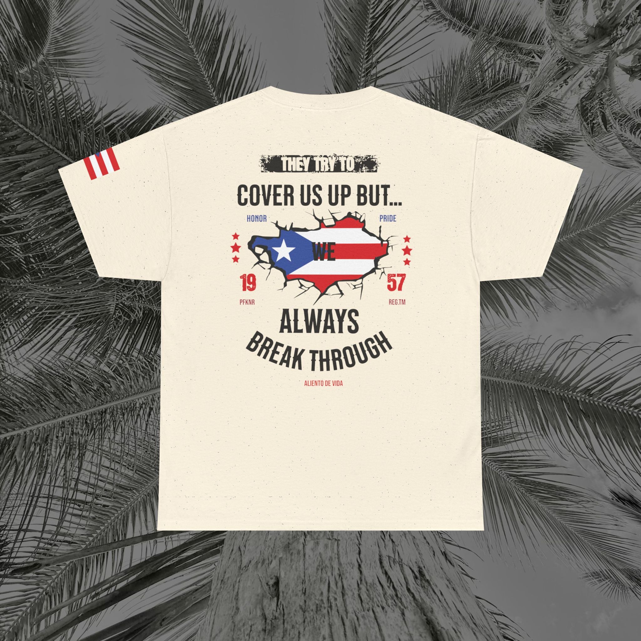 WE ARE PUERTO RICAN - PR COLLECTION - (UNISEX) Heavy Cotton Tee - Aliento De Vida