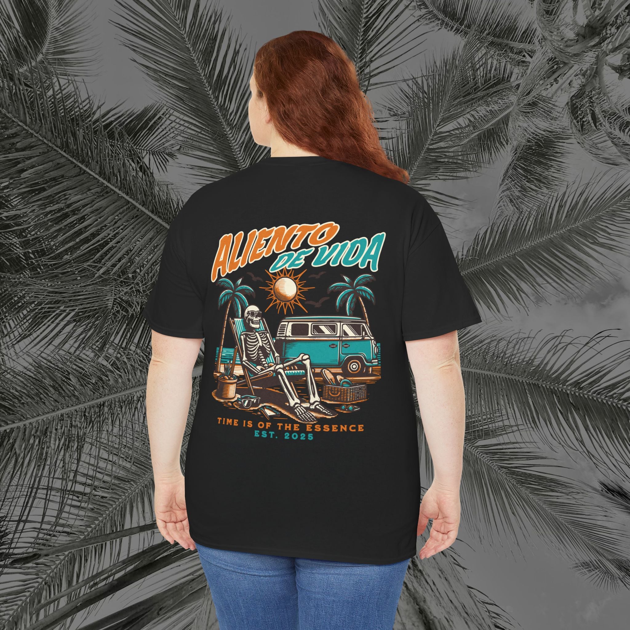 Beach, Please—I’m Dead - (UNISEX) Heavy Cotton T-Shirt - Aliento De Vida