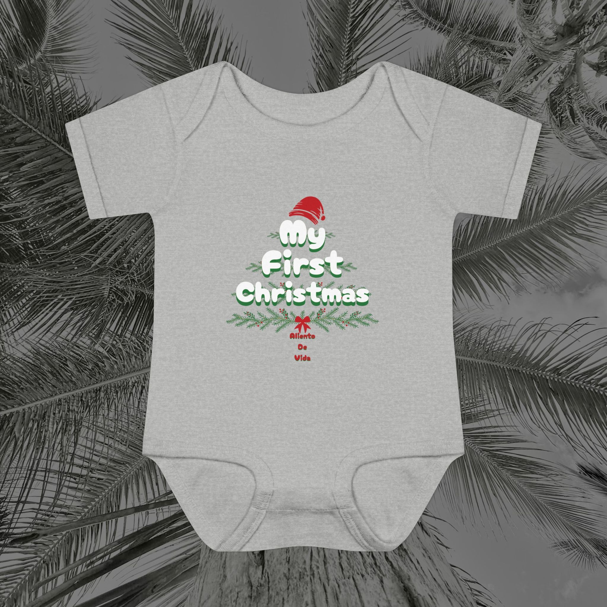 Tiny Claus in Training - (UNISEX) Baby Bodysuit / Infant Onesie - Aliento De Vida